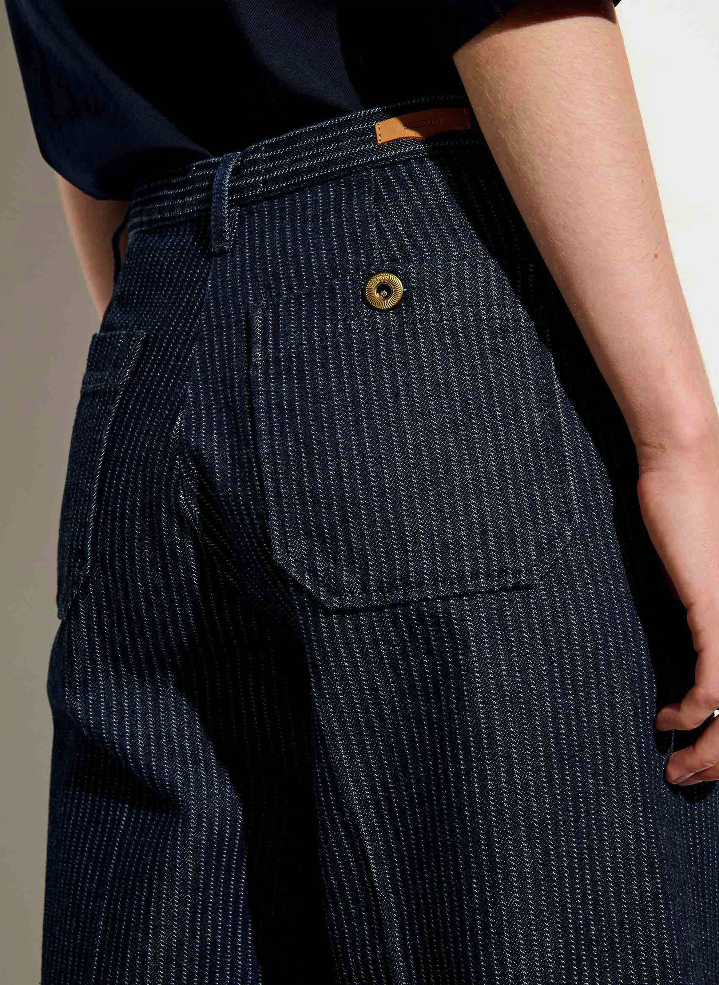 Bobhoedje - katoenblend | Blauw SESSUN Dames