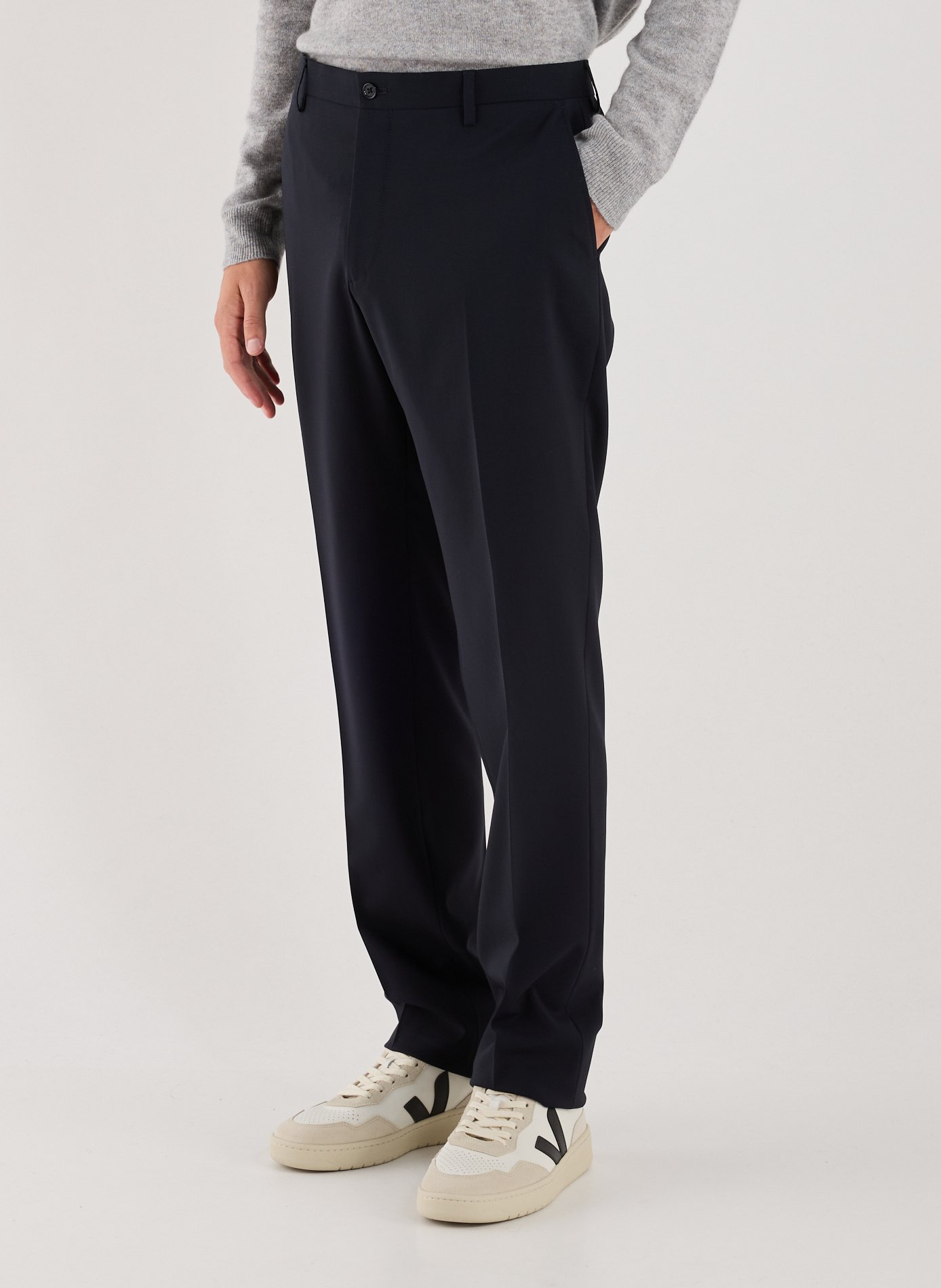 Solid wool blend pants dostum-d p AU PRINTEMPS PARIS Blue