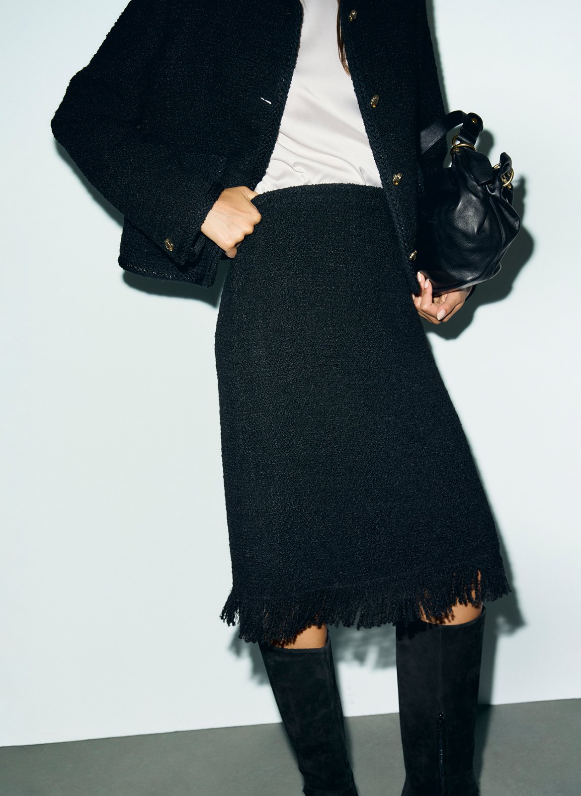 Short straight skirt GERARD DAREL Black