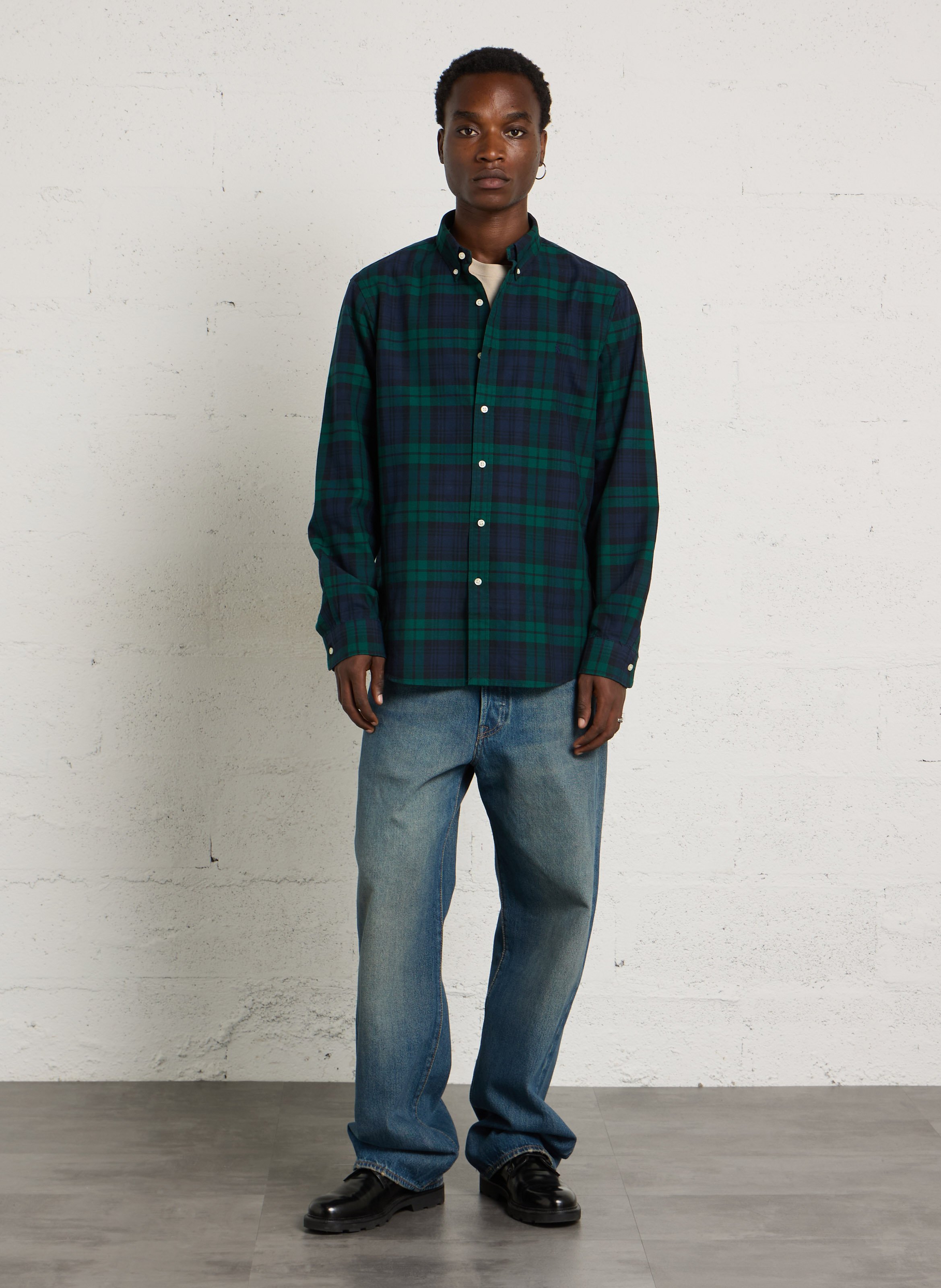 Gerade geschnittenes Karohemd POLO RALPH LAUREN Blau