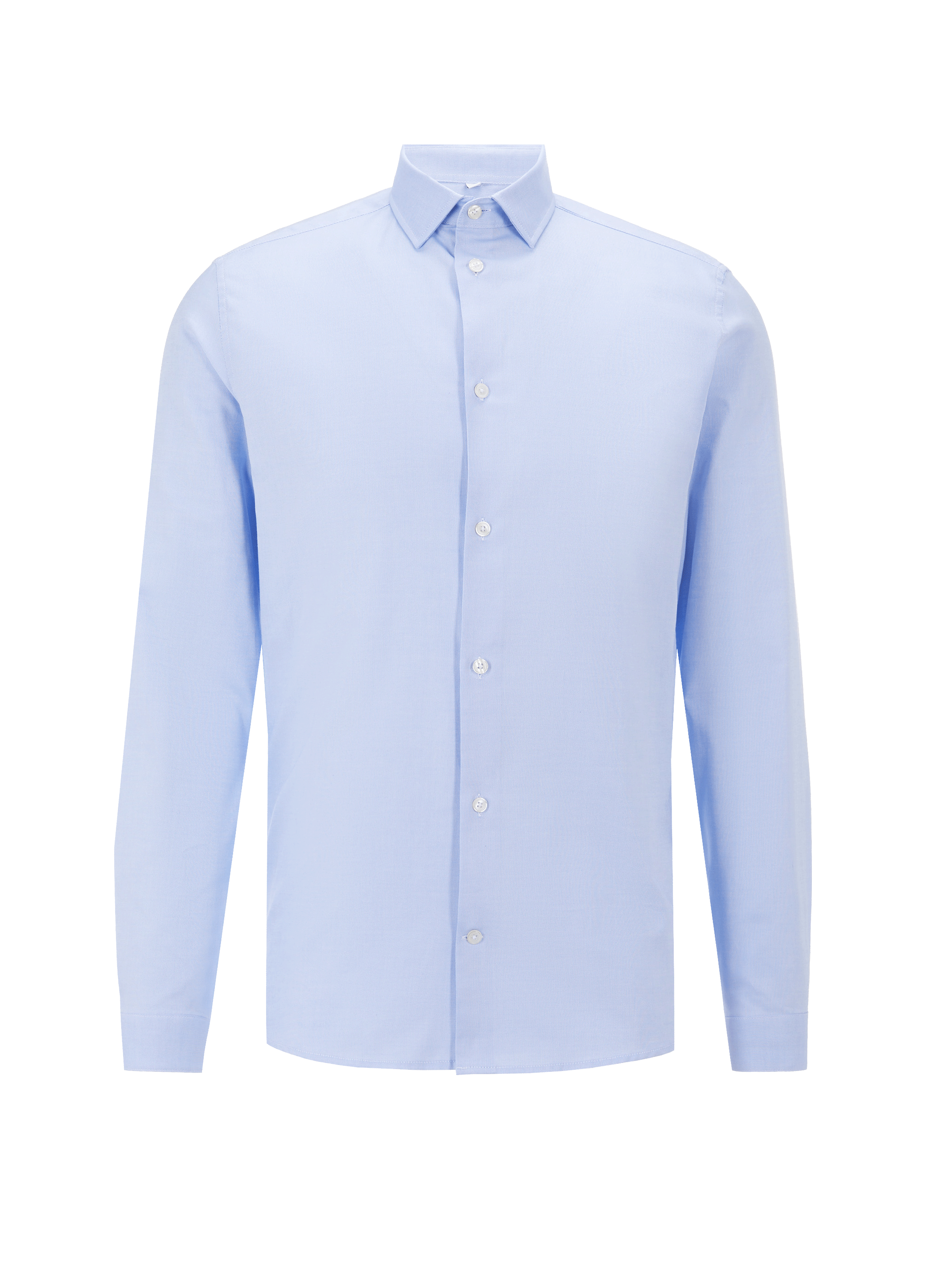 Slim-fit Kugan-S cotton shirt AU PRINTEMPS PARIS Blue
