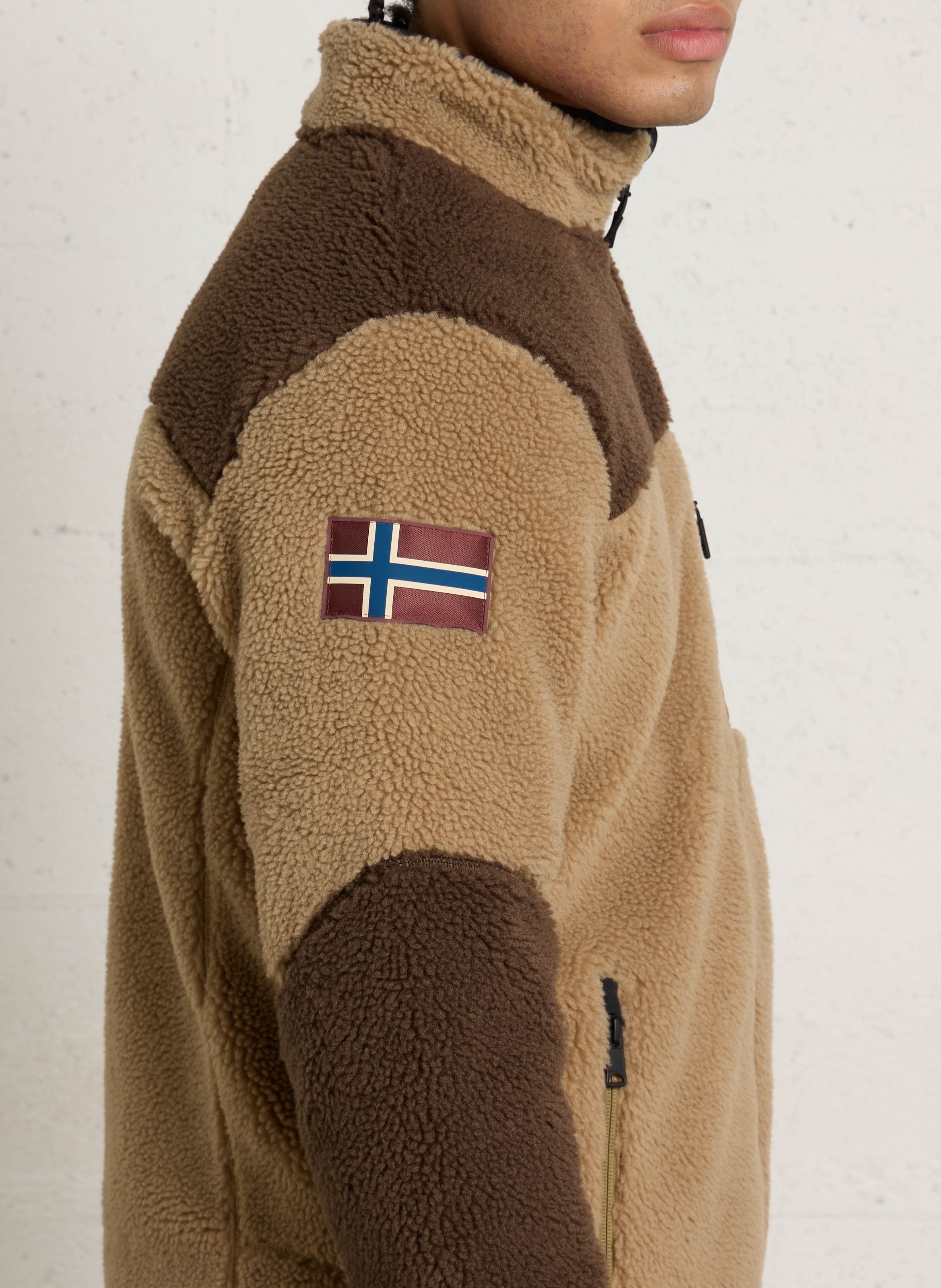 Gerade geschnittene Jacke mit Stehkragen NAPAPIJRI Mehrfarbig