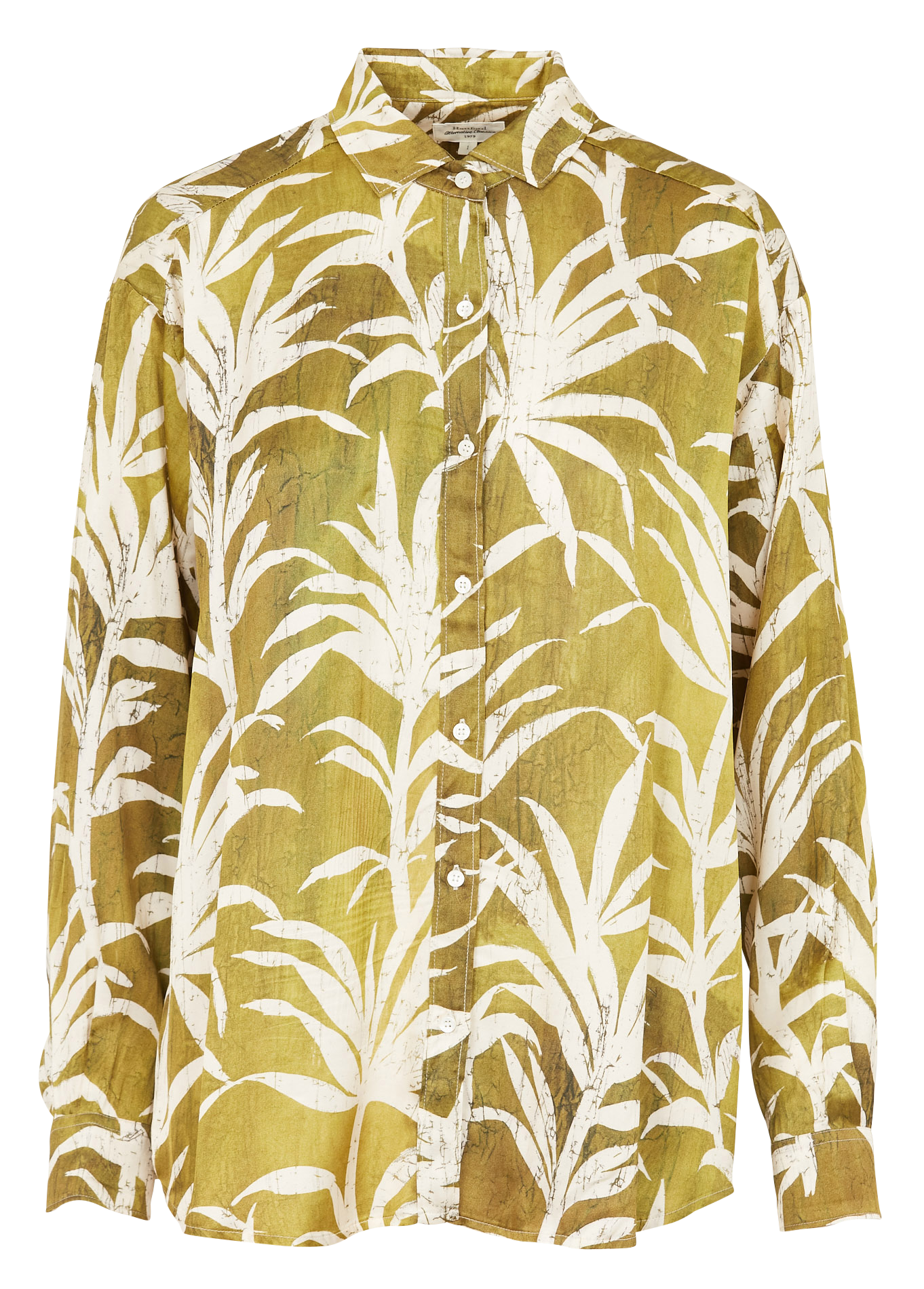 Chemise col classique ample HARTFORD Kaki