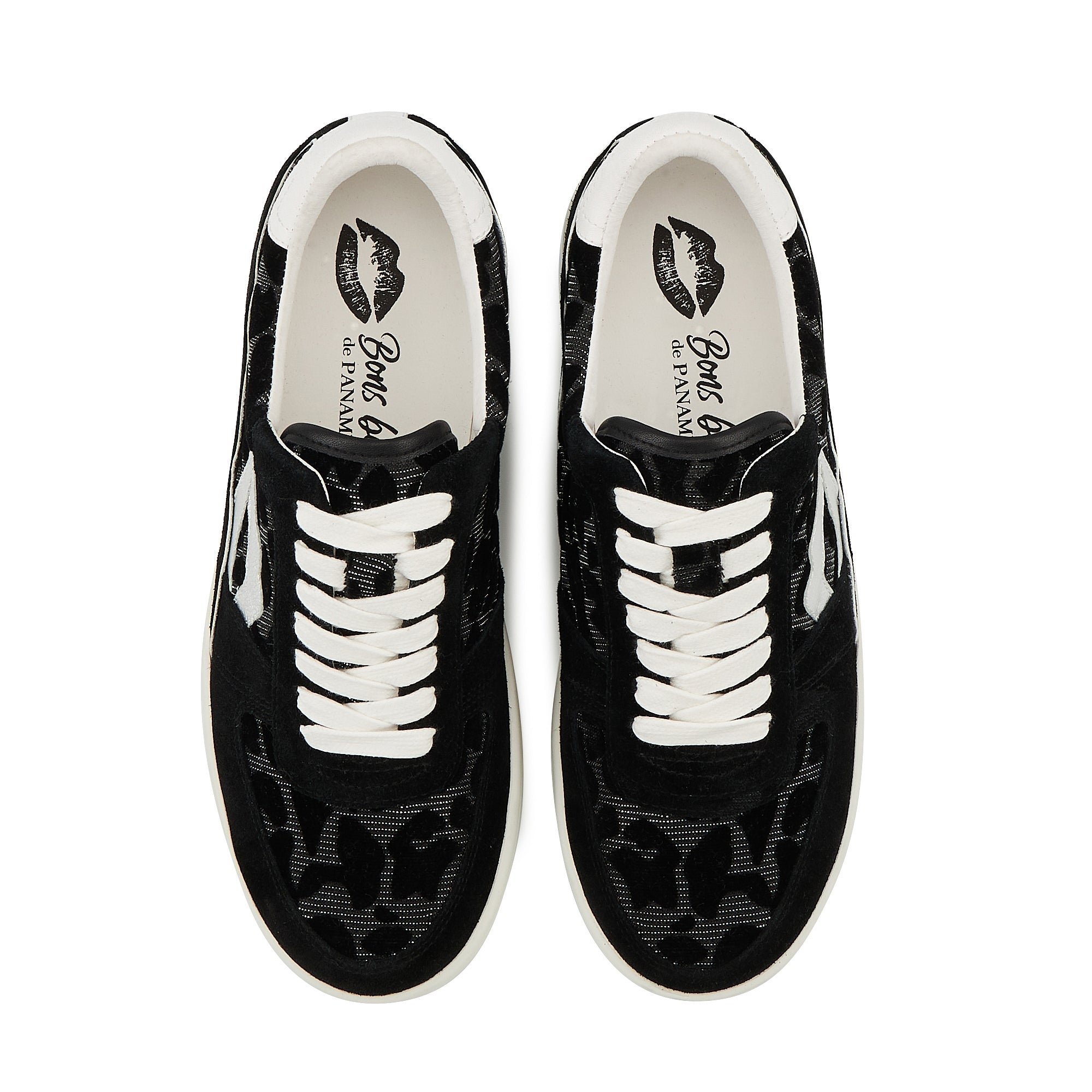 Leather sneakers BONS BAISERS PARIS Black