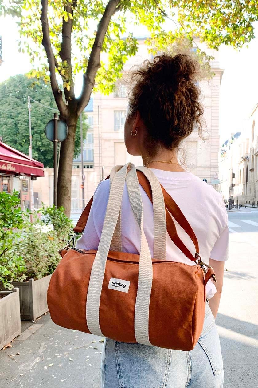 Cotton weekend bag HINDBAG Orange