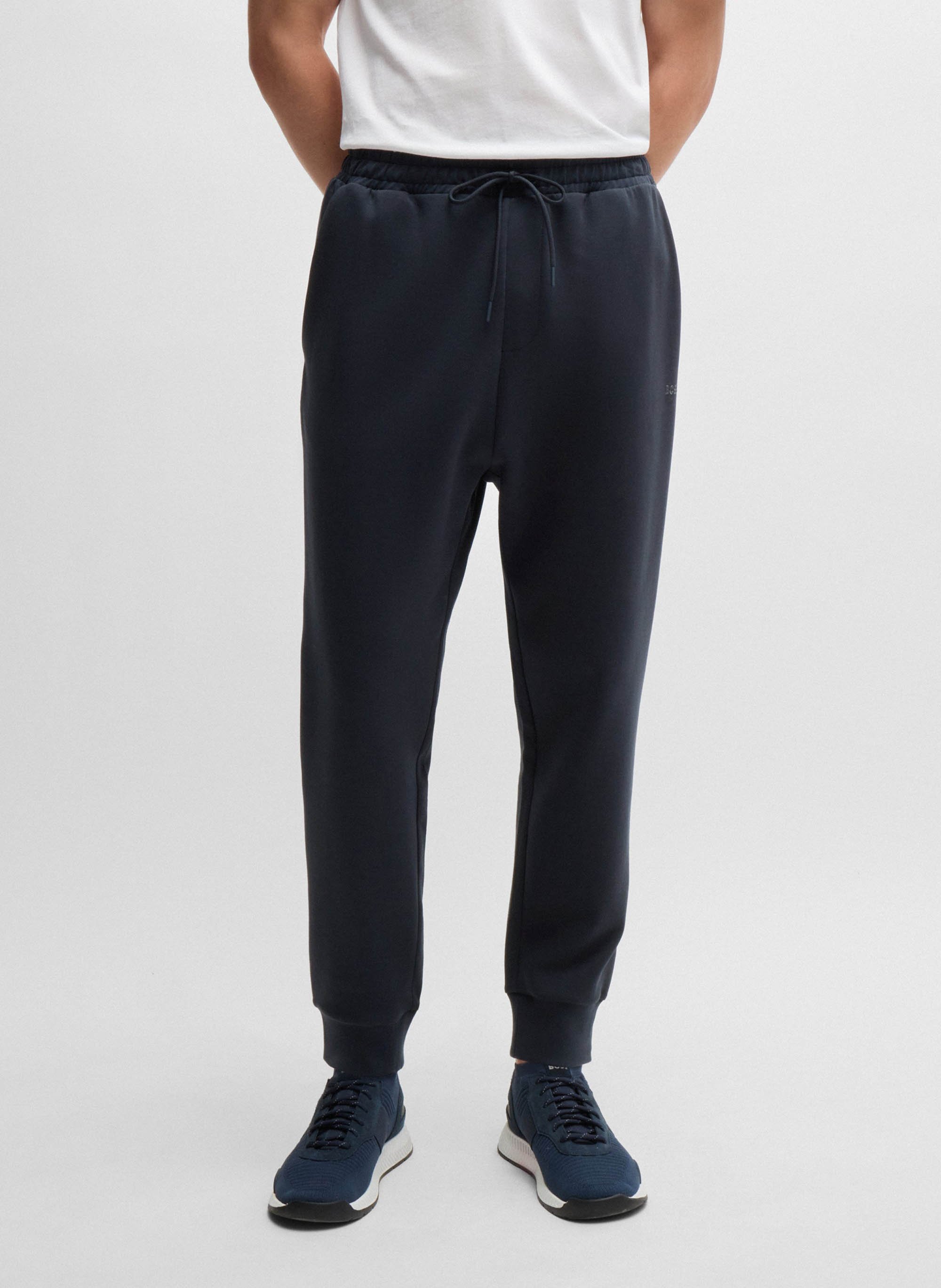 Printed cotton sweatpants BOSS