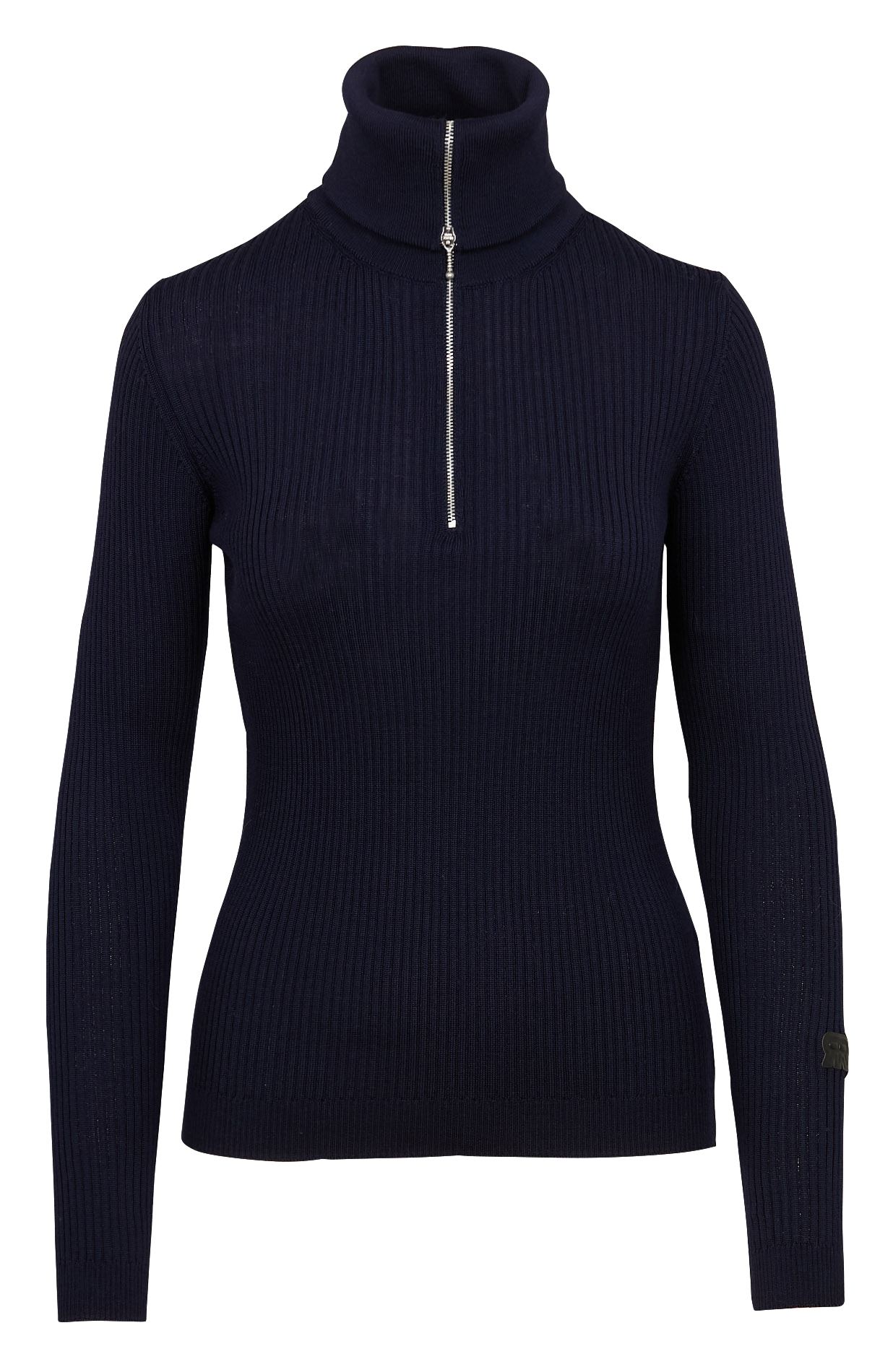 Pull col montant en laine ROSEANNA Bleu