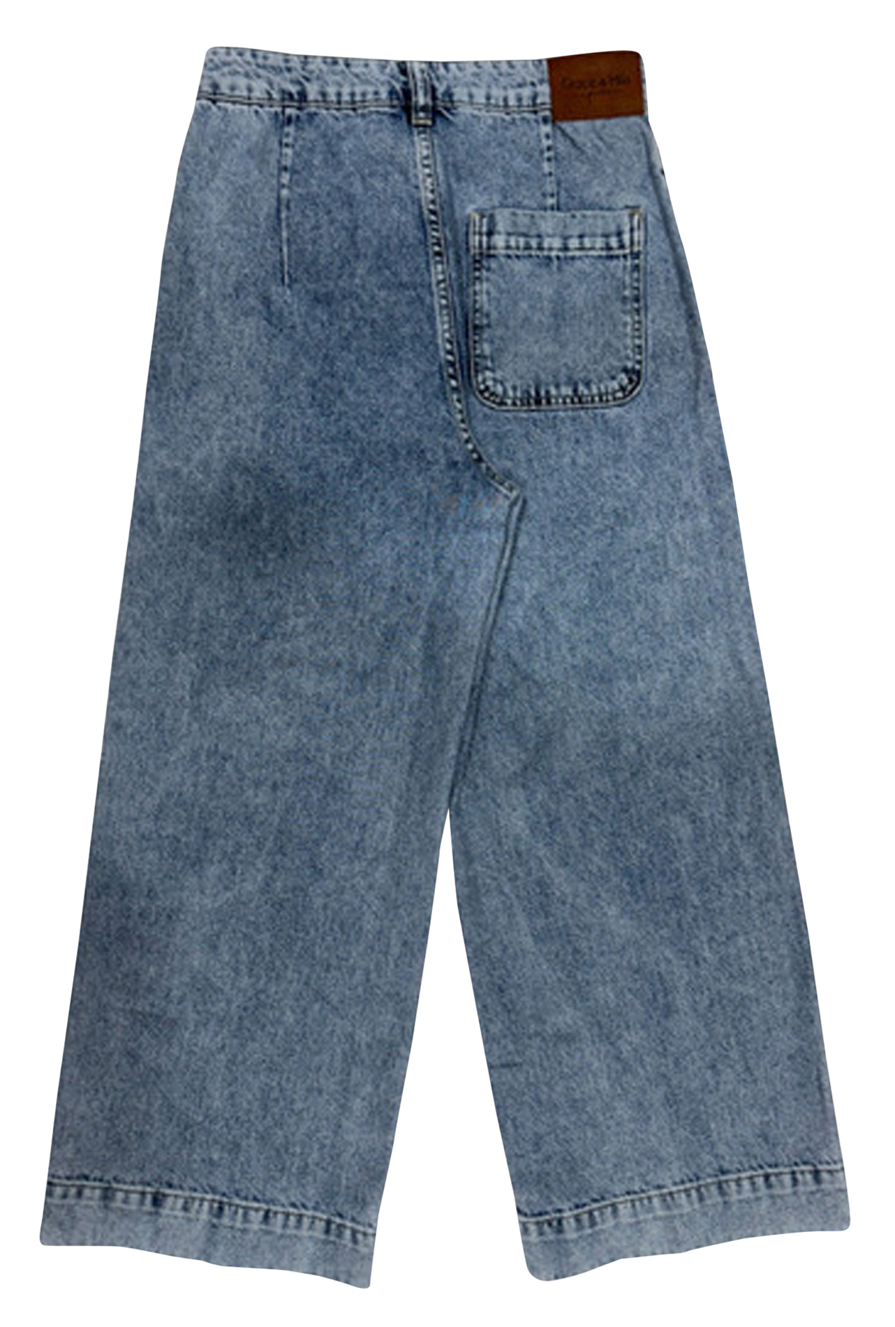 Straight leg wide leg jeans GRACE ET MILA Blue