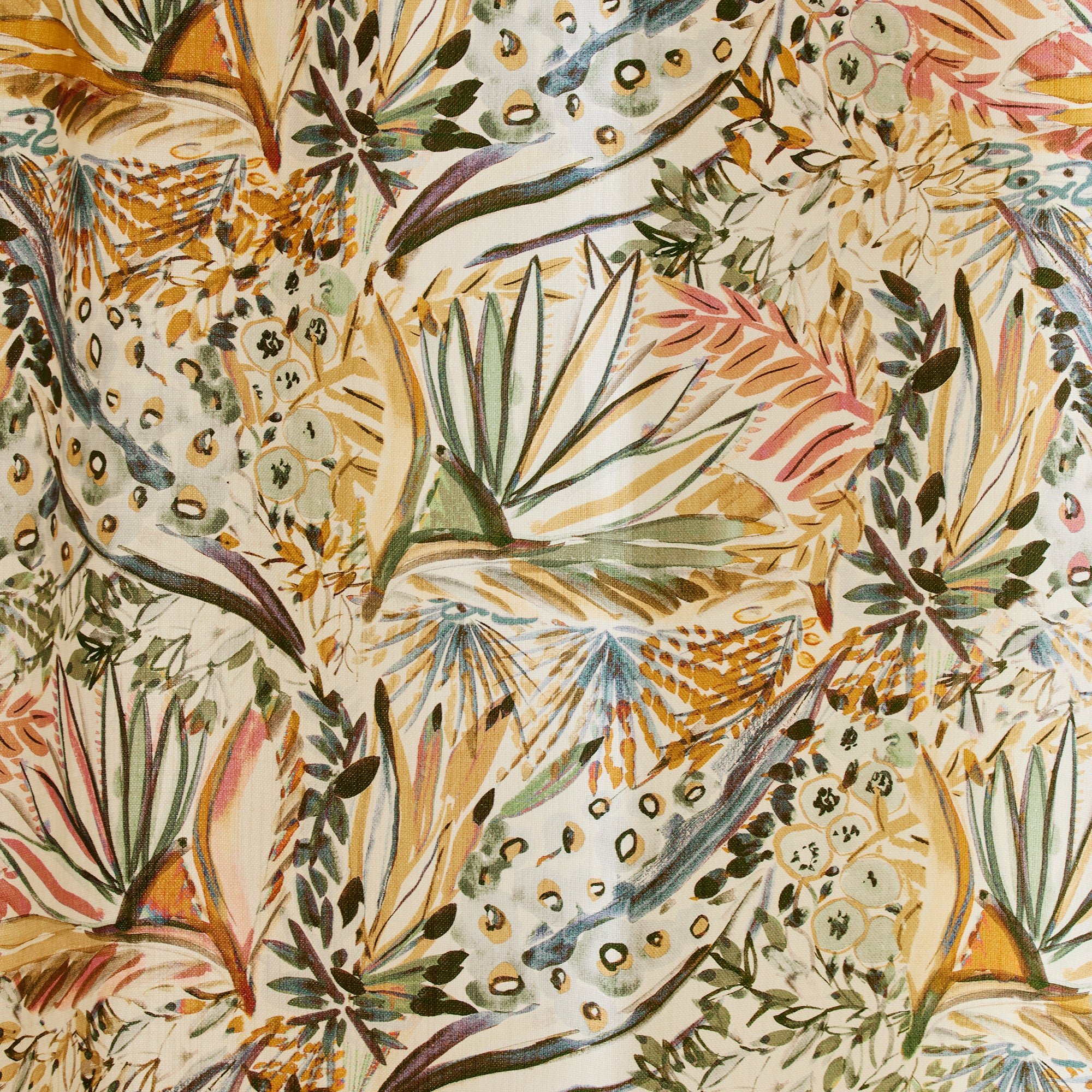 AQUARELA - Curtain with golden eyelets MADURA Multicolored