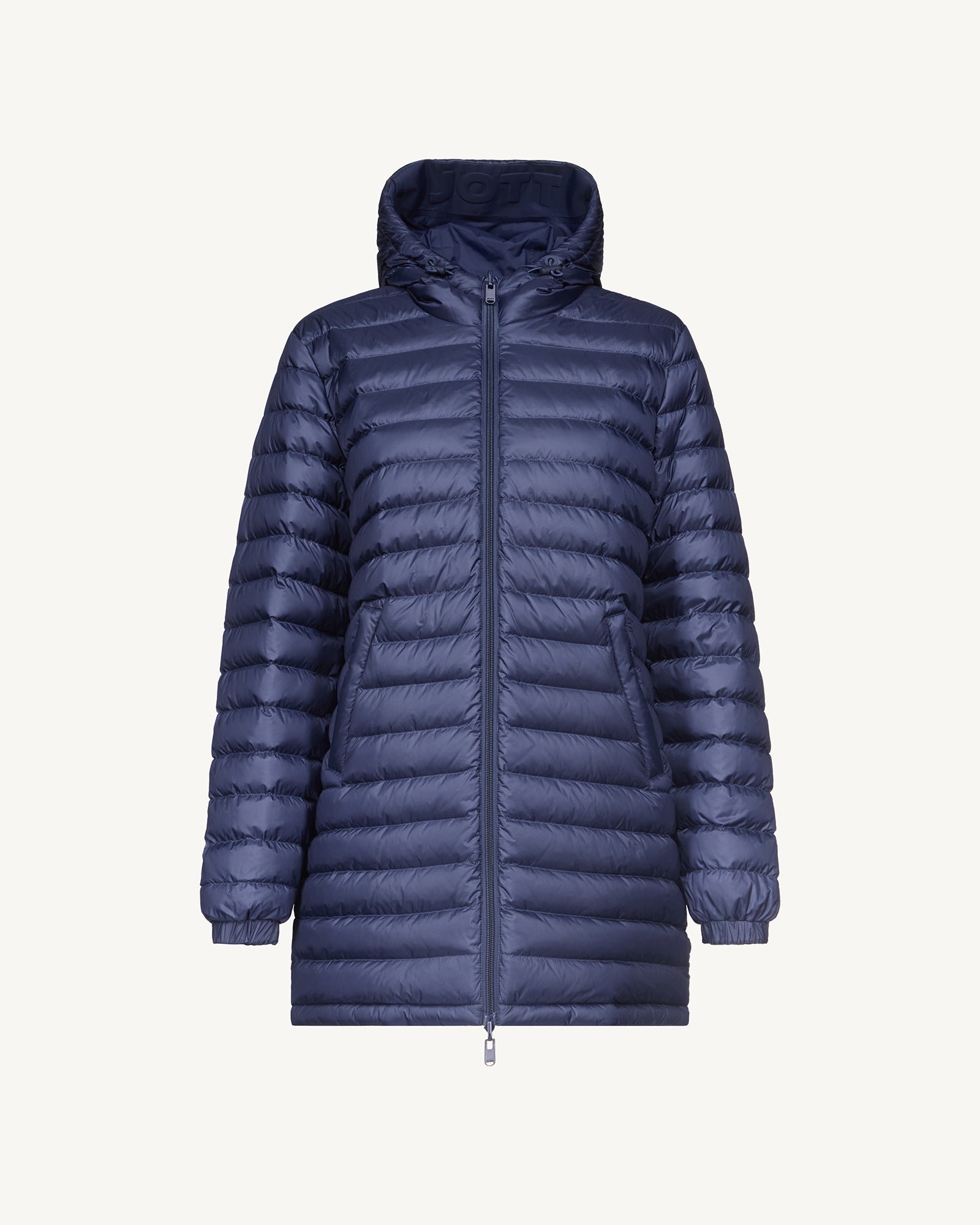 Reversible long puffer coat roma 2.0 JOTT Blue