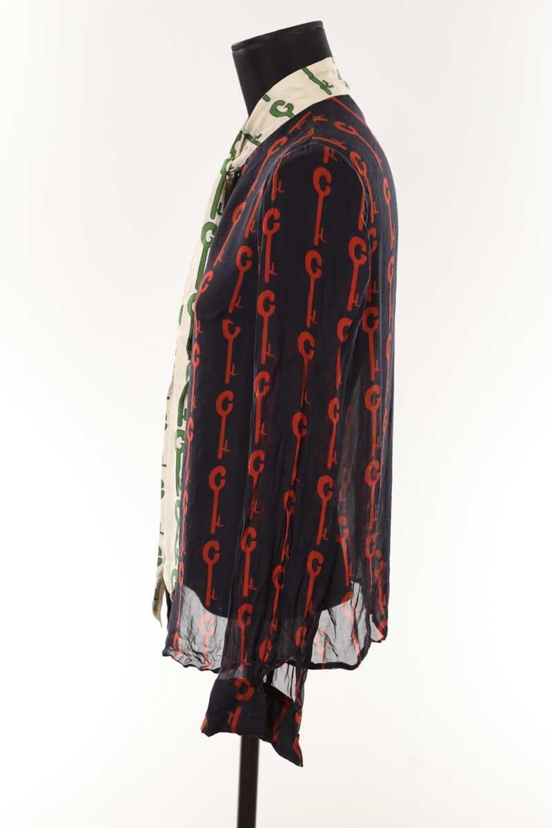 Silk blouse LA PRESTIC OUISTON- Seconde Main Blue