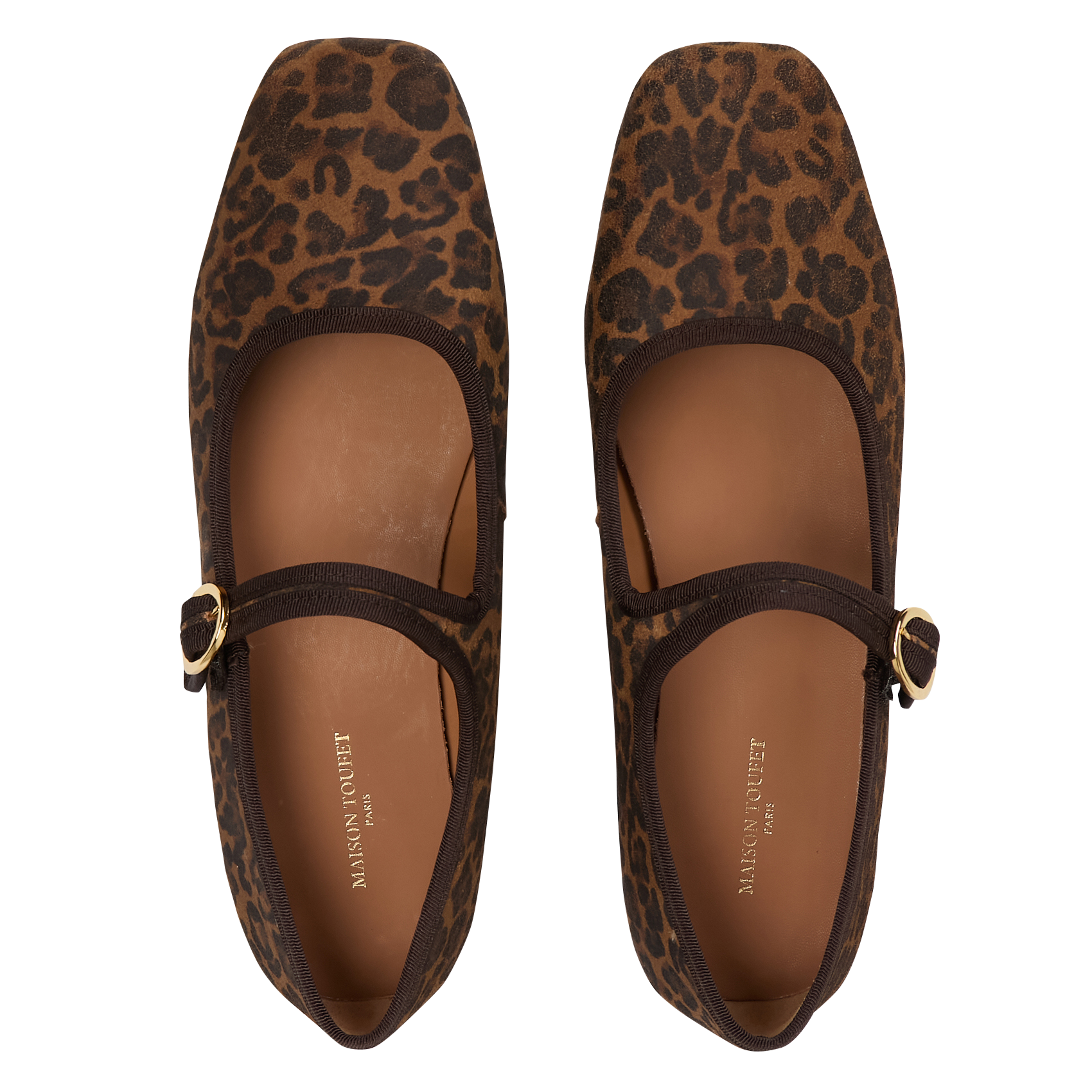 Leren luipaardprint ballerina's MAISON TOUFET Veelkleurig