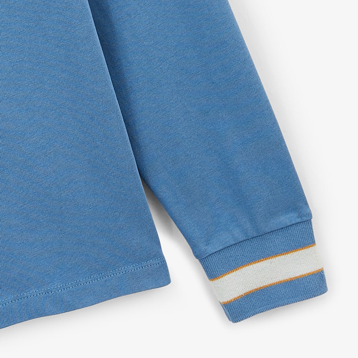 Long-sleeved rugby polo SERGE BLANCO Blue