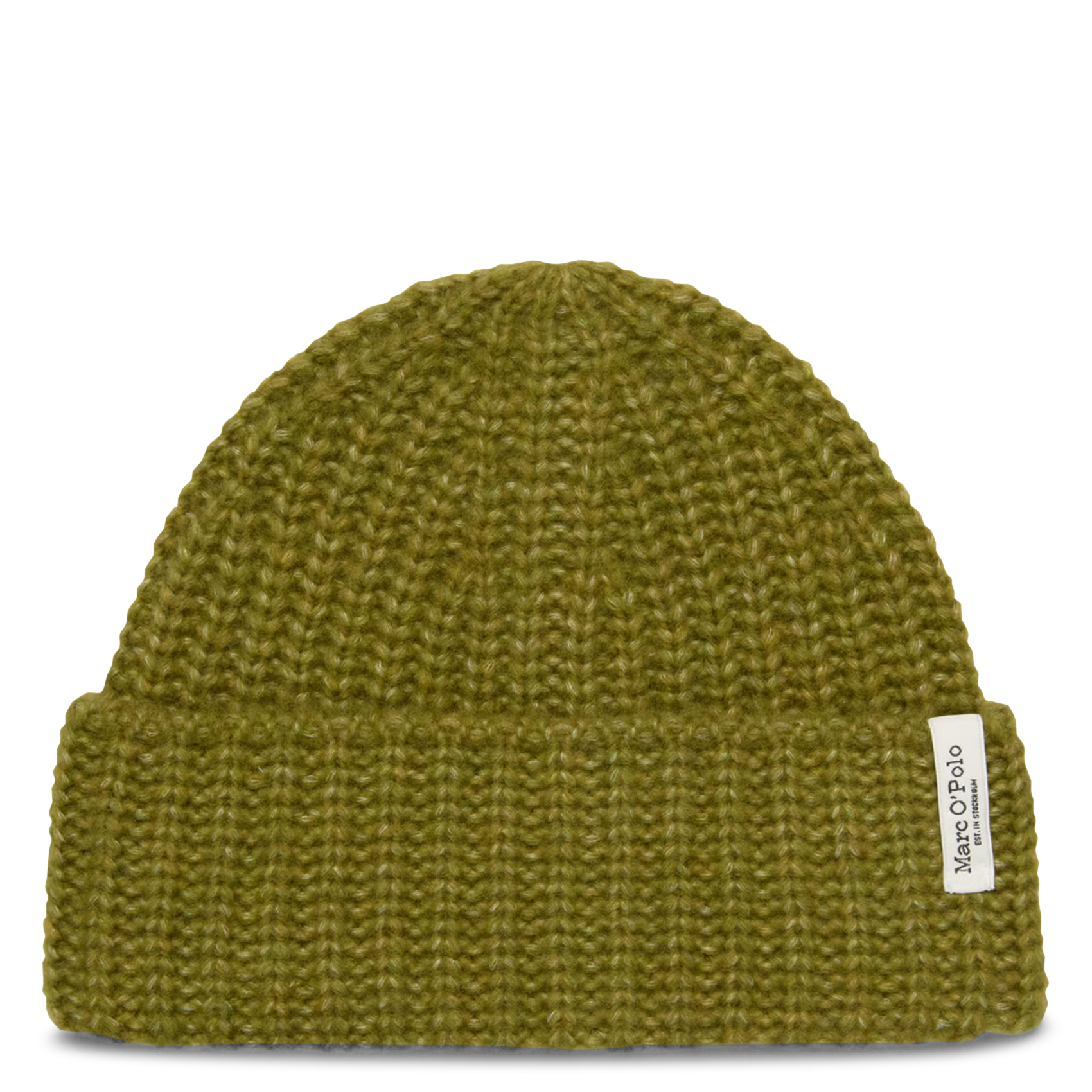 Solid mixed wool beanie with cuff MARC O'POLO