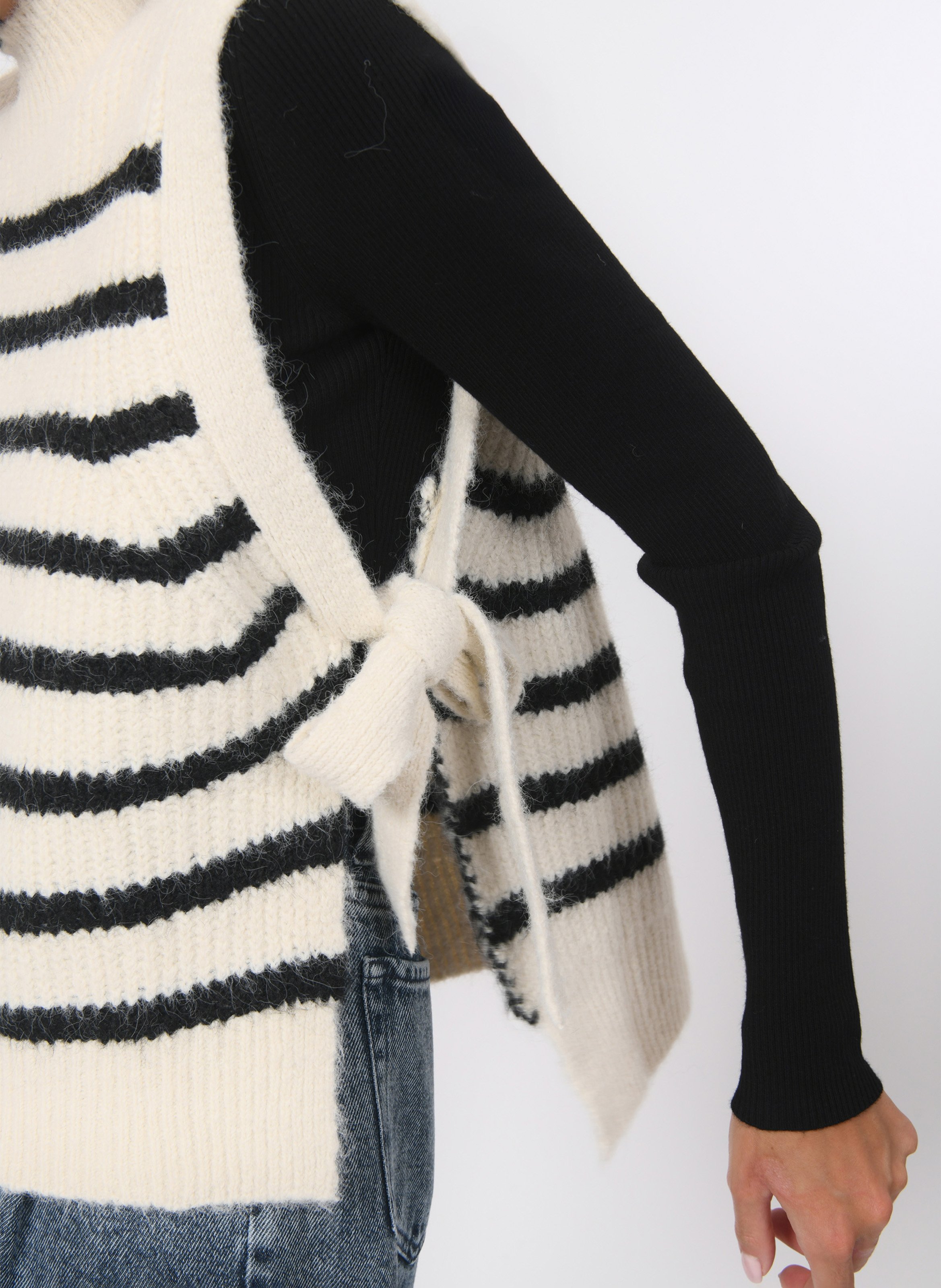 Gerade geschnittener Strickpullover KOOKAI Weiss