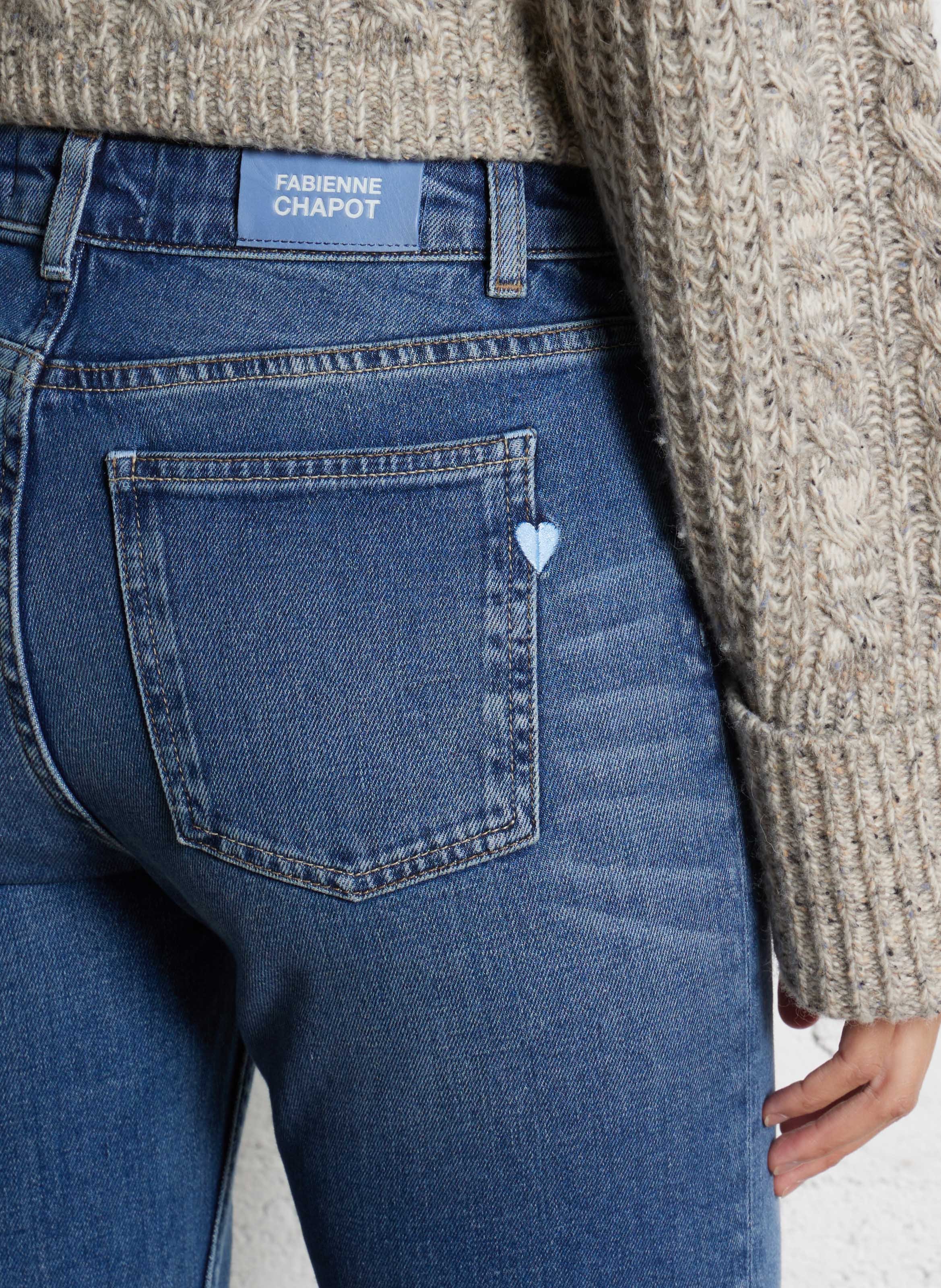 Bootcut-jeans | katoenblend FABIENNE CHAPOT Blauw