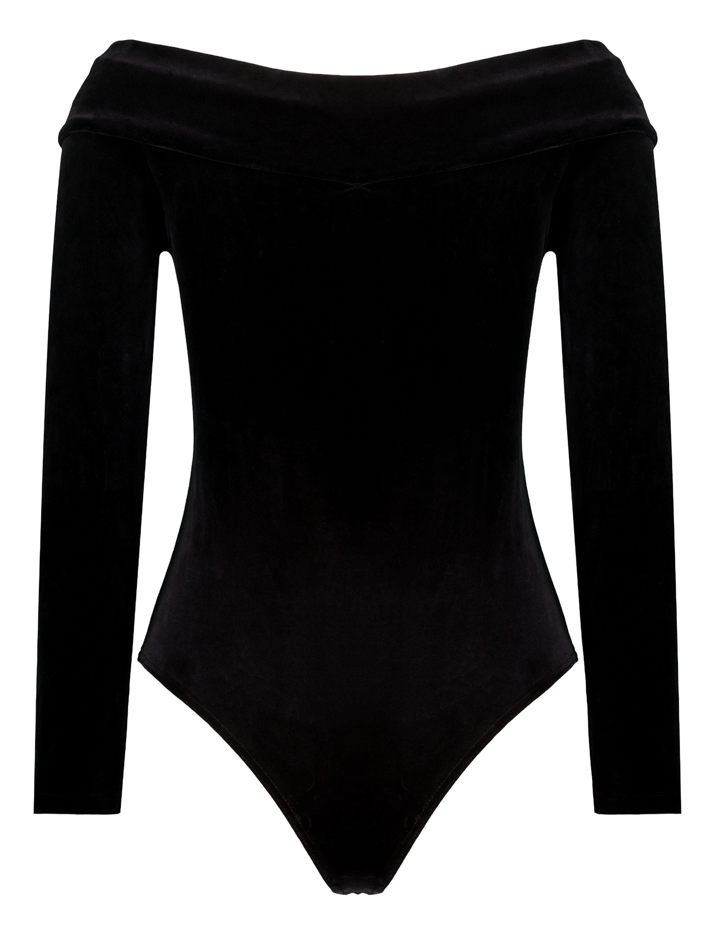 Body décolleté cache-coeur en coton mélangé FLAIR Noir