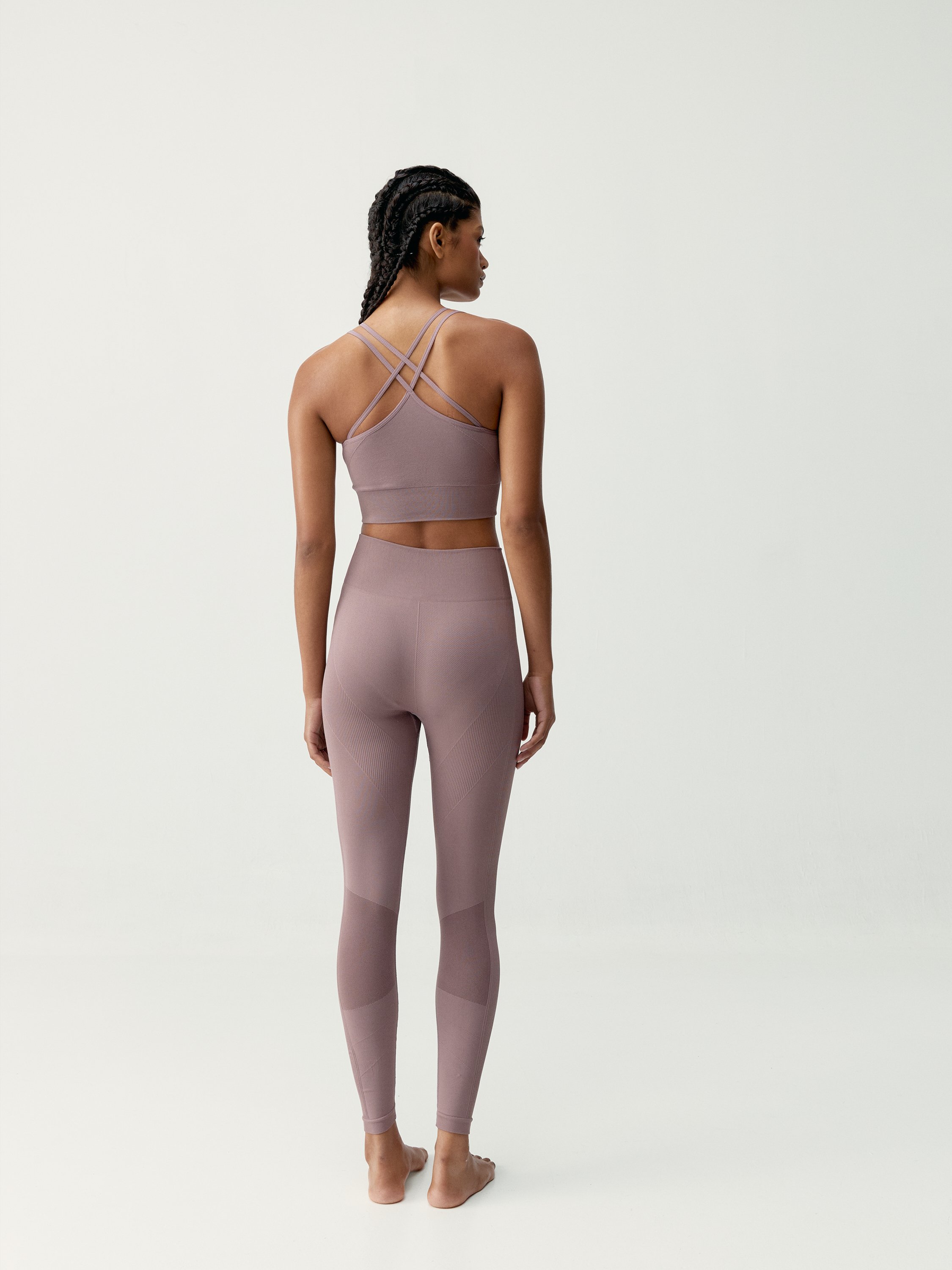 Seamless high support sports bra BORN LIVING YOGA Pink