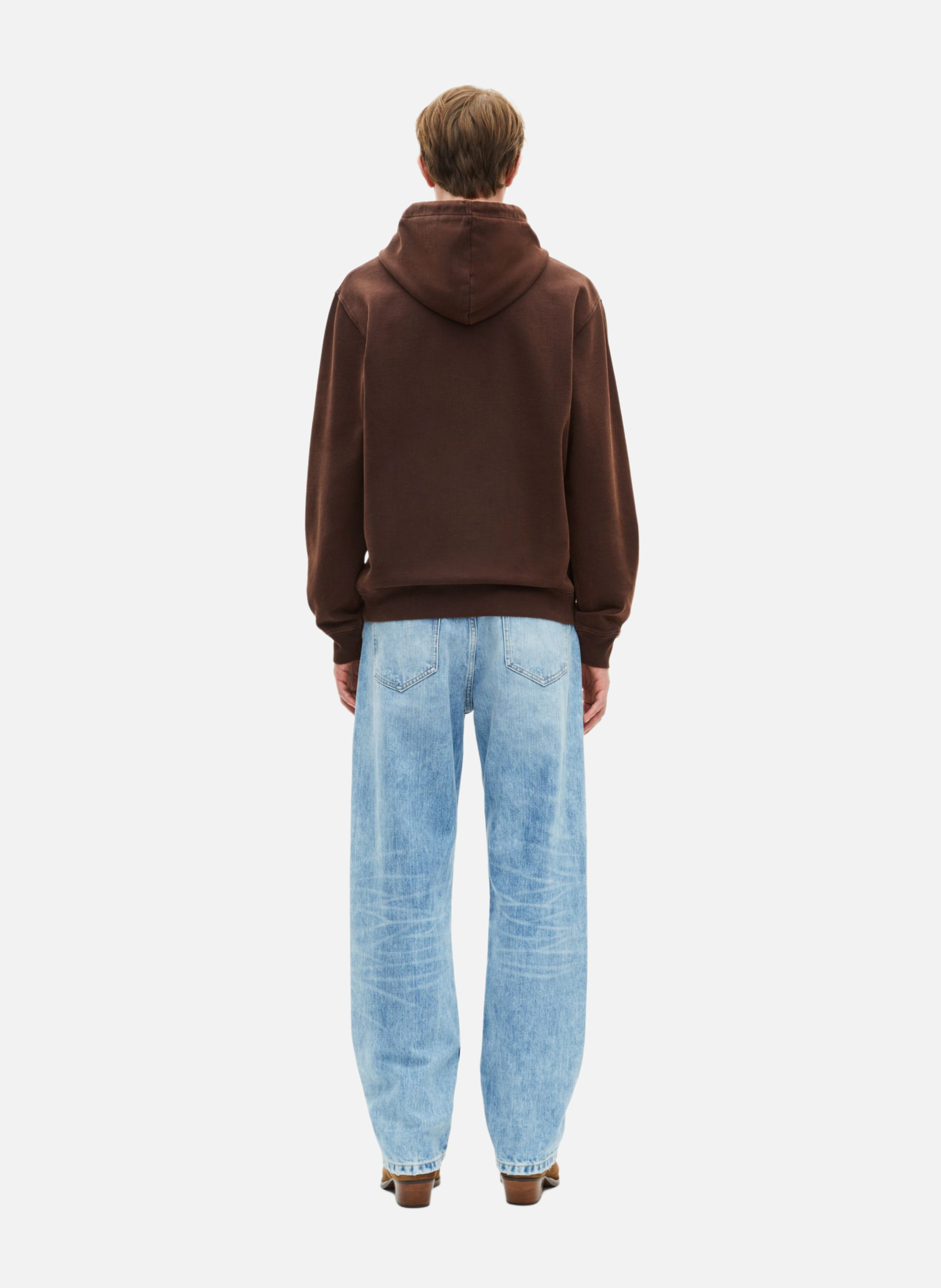 Hooded sweatshirt with embroidery THE KOOPLES Brown