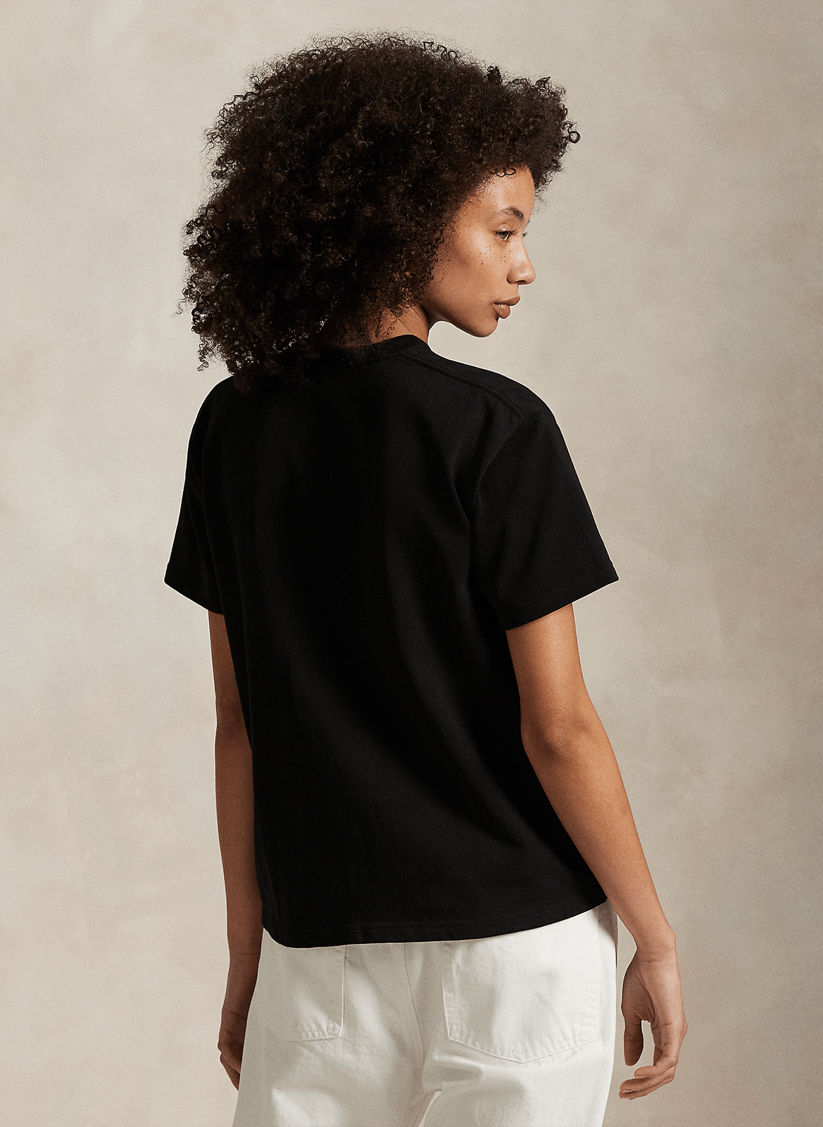 Baumwoll-Pullover mit Rundhalsausschnitt POLO RALPH LAUREN Schwarz