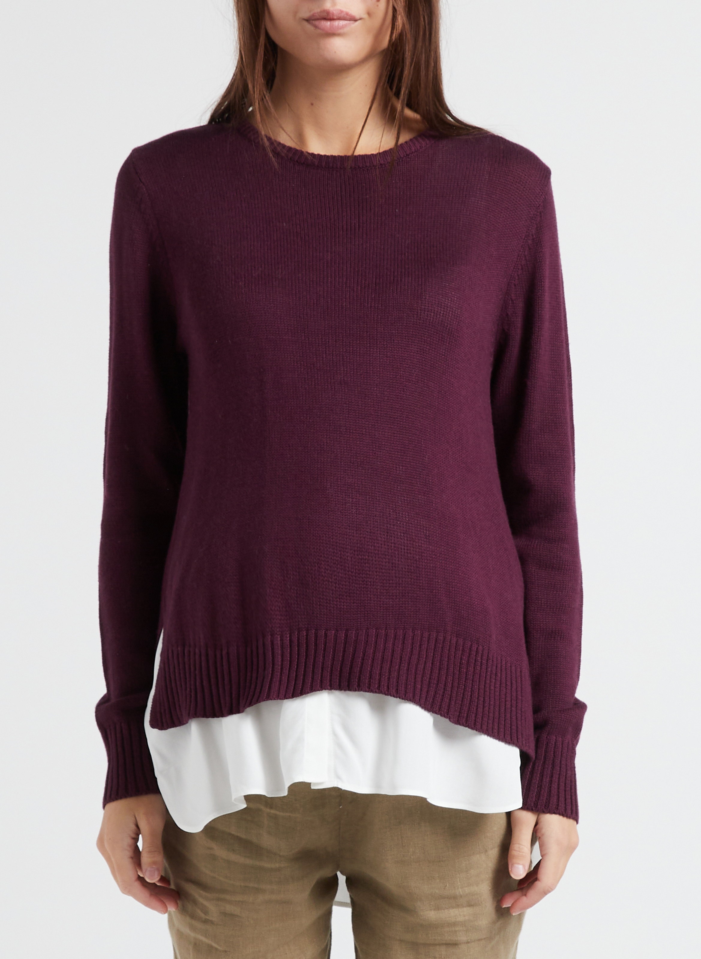 Pull grossesse et allaitement 2 en 1 SERAPHINE Rouge