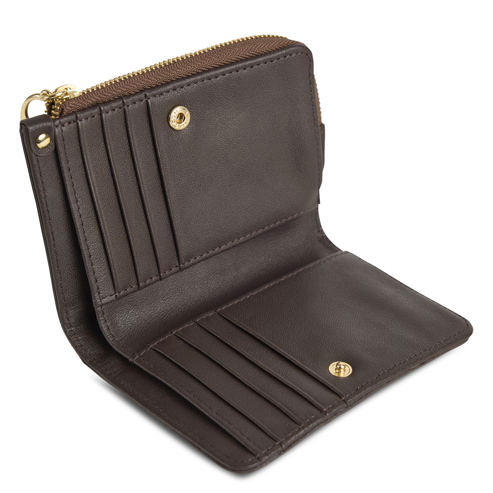 Portefeuille en cuir NAT & NIN Marron