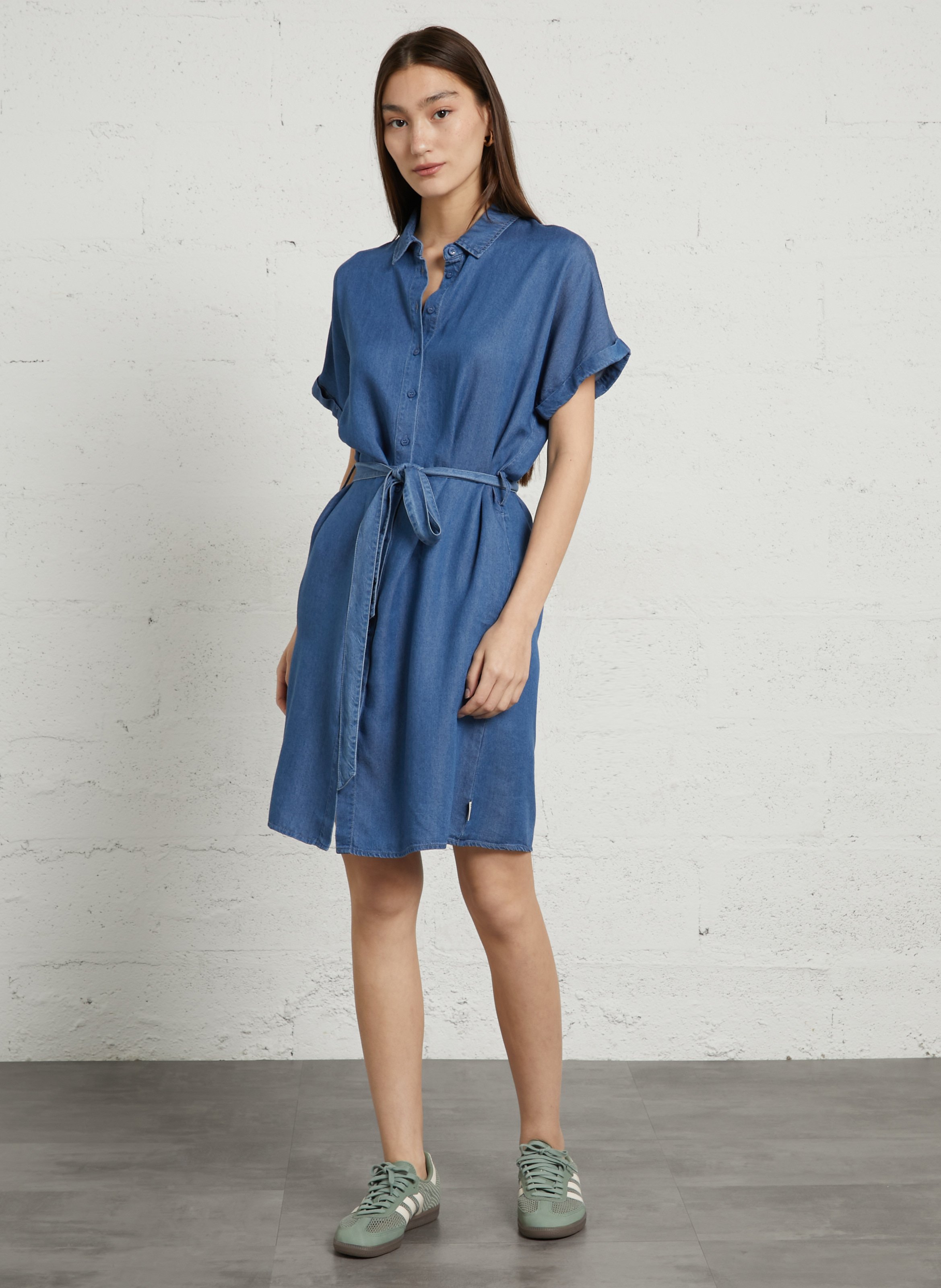 Low-Top-Sneakers aus Netzstoff ADIDAS Grun