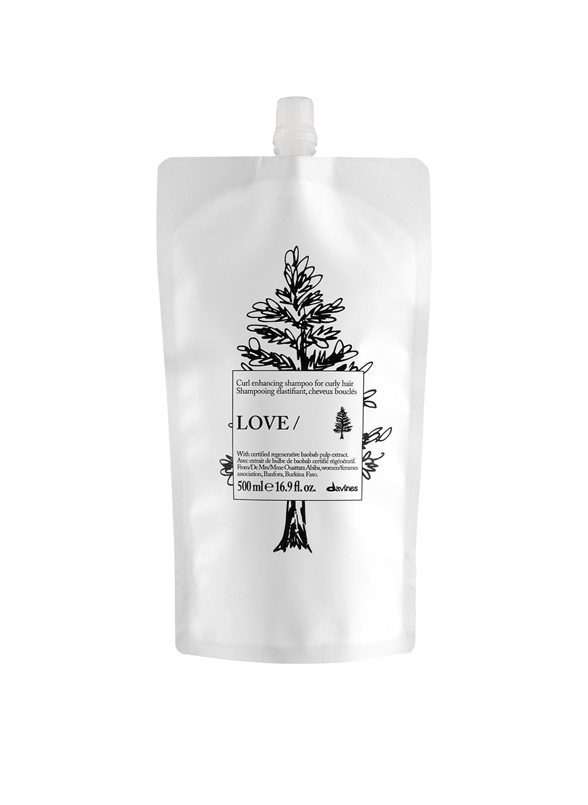 LOVE CURL Shampoo DAVINES No color
