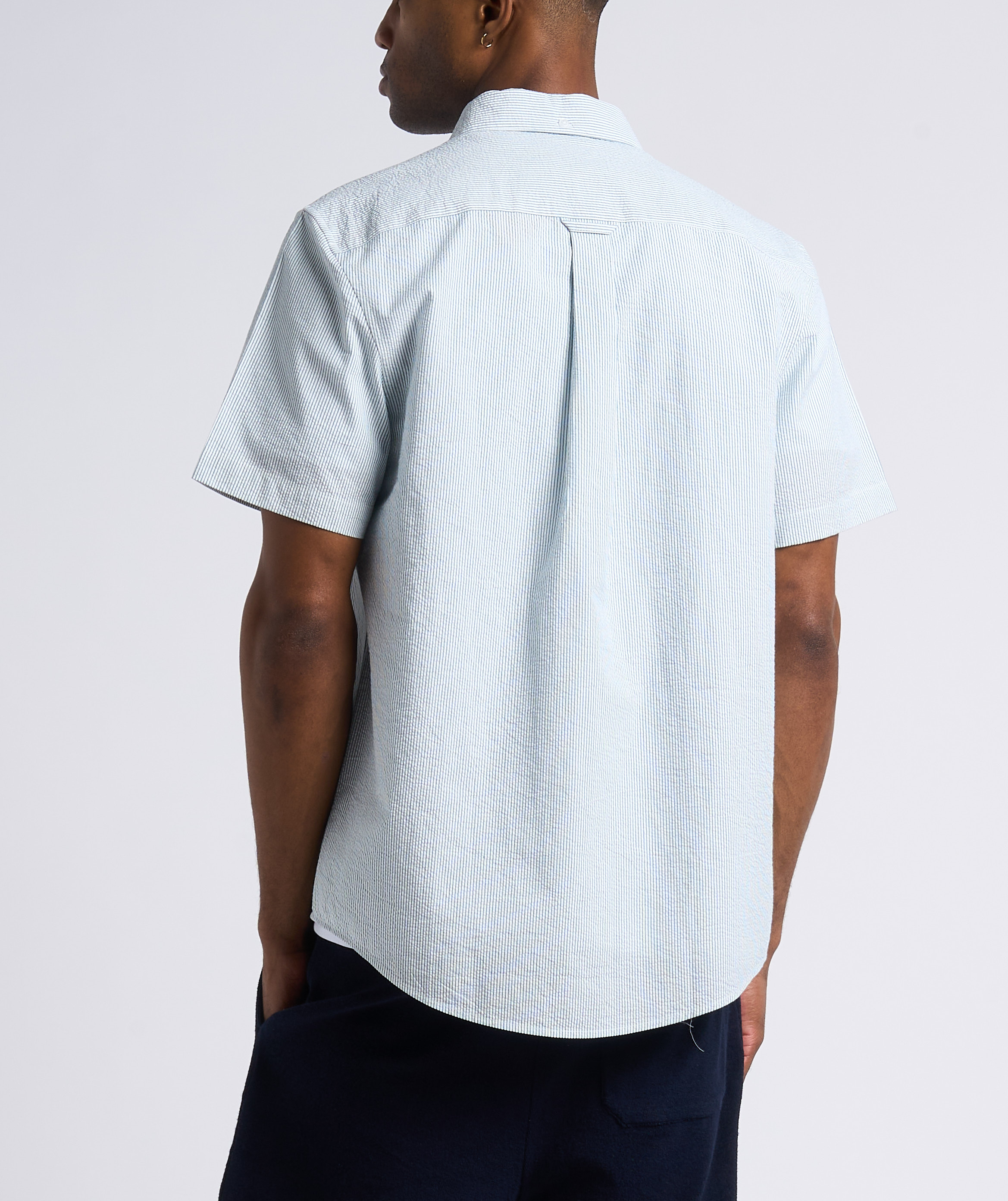 Organic cotton shirt with classic collar FARAH Green