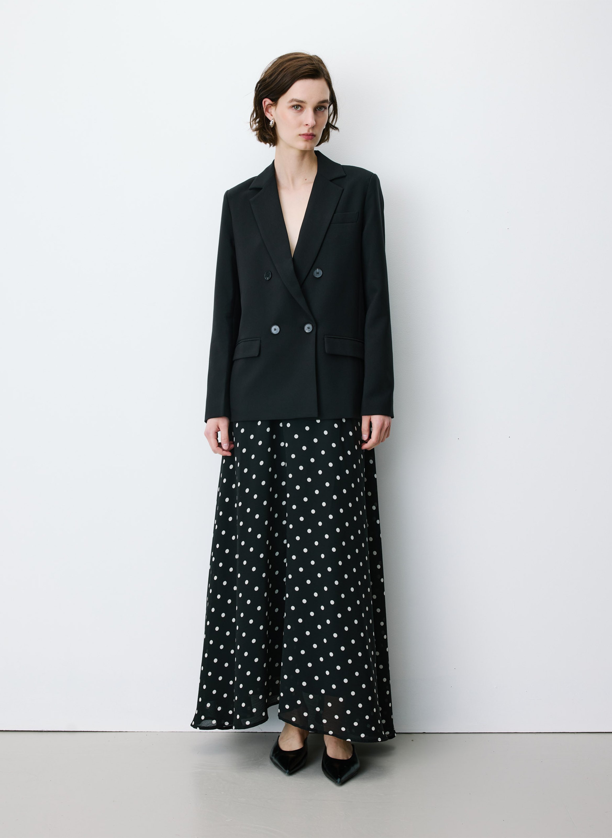 Straight suit jacket GRACE ET MILA Black
