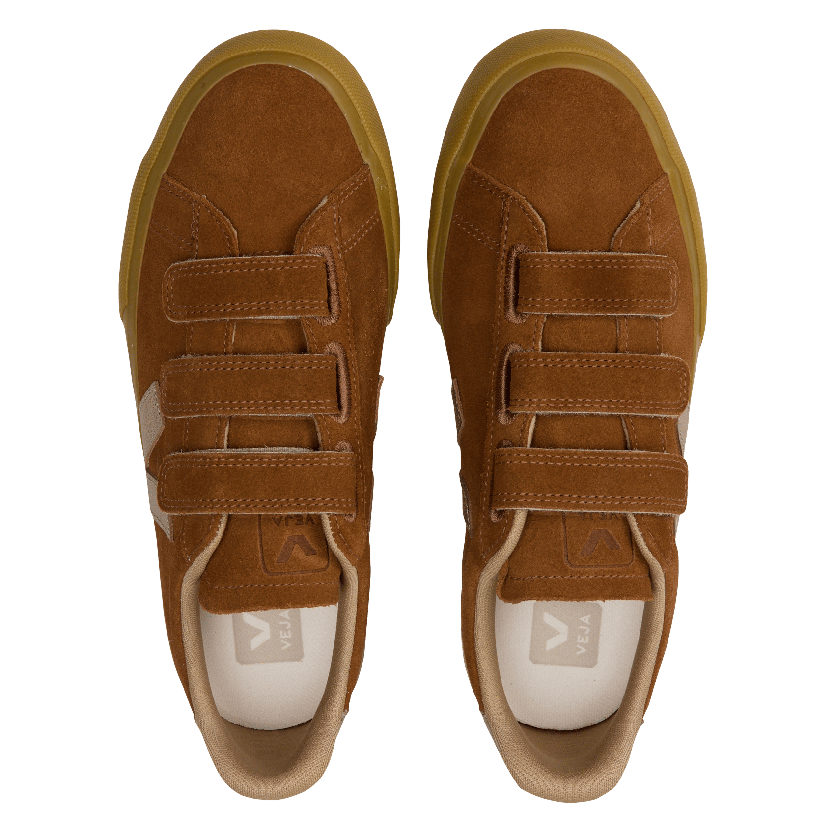 Low-top suede sneakers VEJA Brown