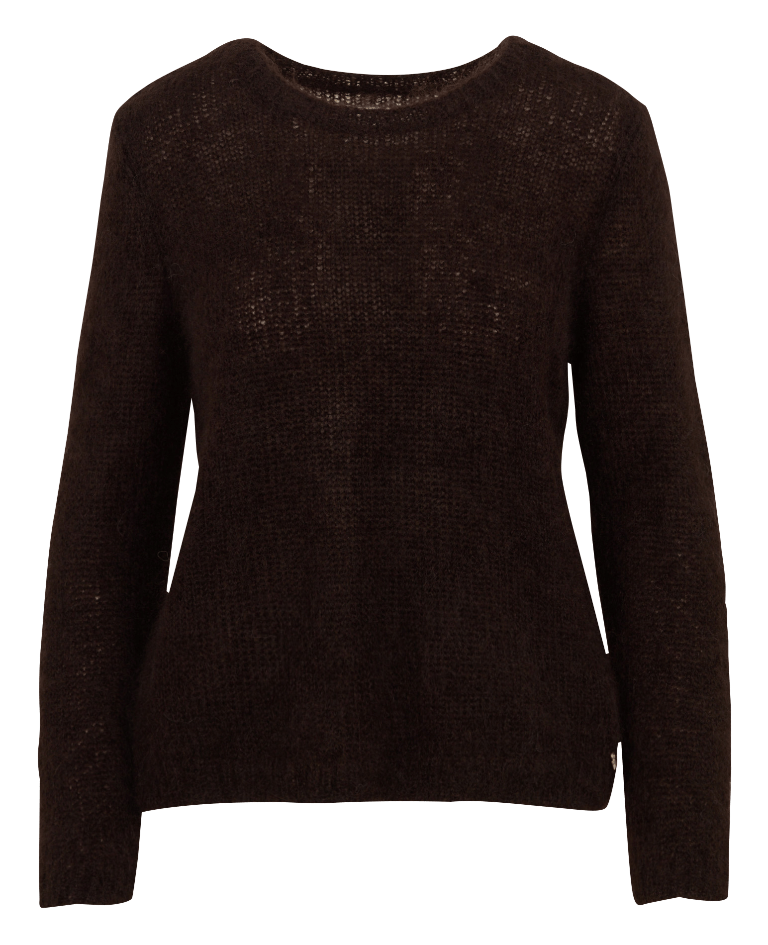 Weiter Rundhalspullover aus Mohair-Mix DES PETITS HAUTS