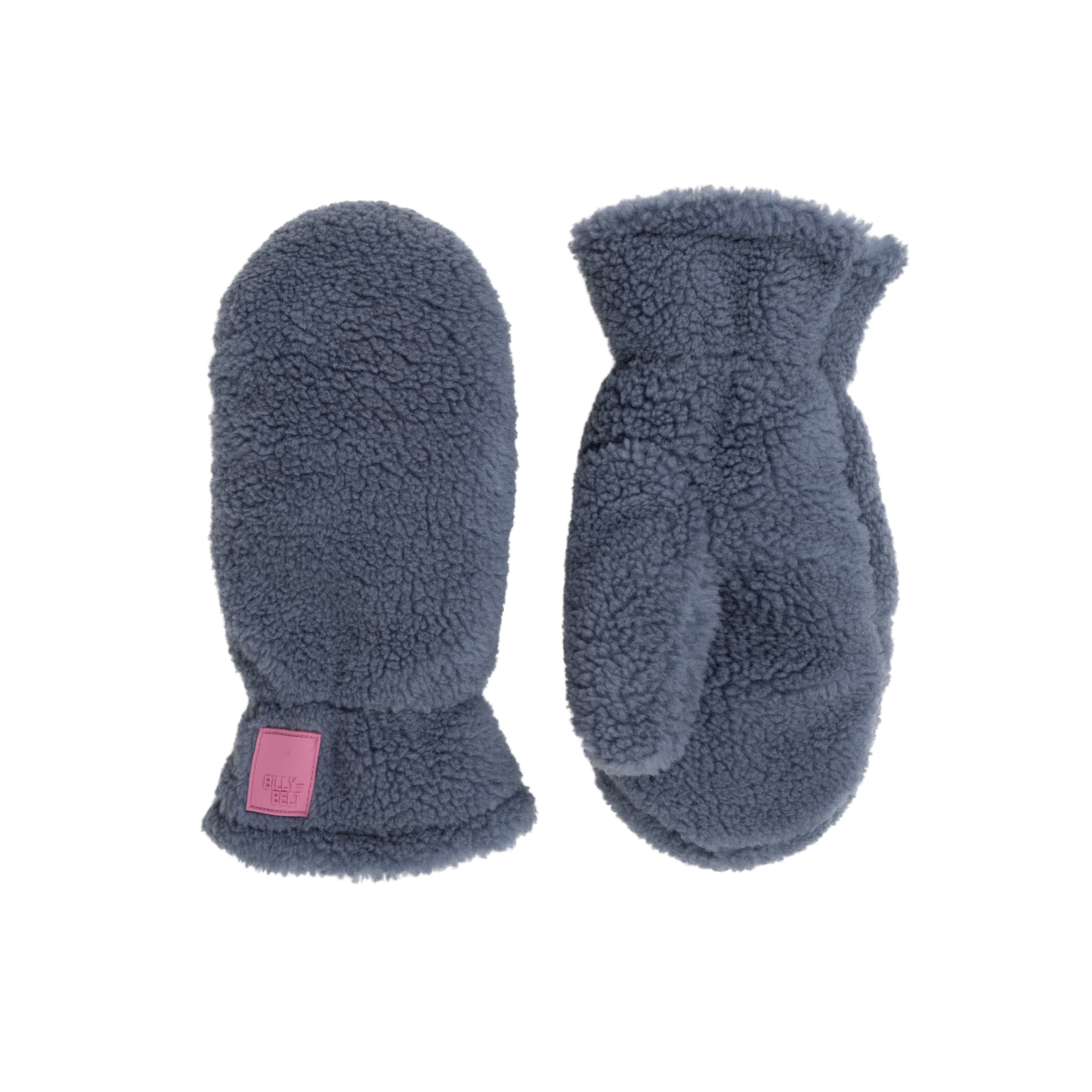 Fleece sherpa mittens BILLYBELT Blue