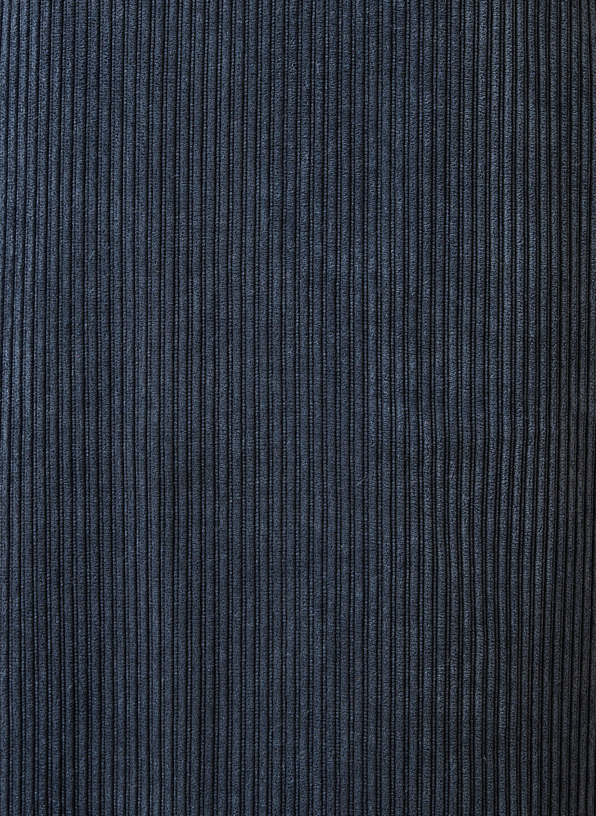 Ribbed straight short dress LA FEE MARABOUTEE Blue