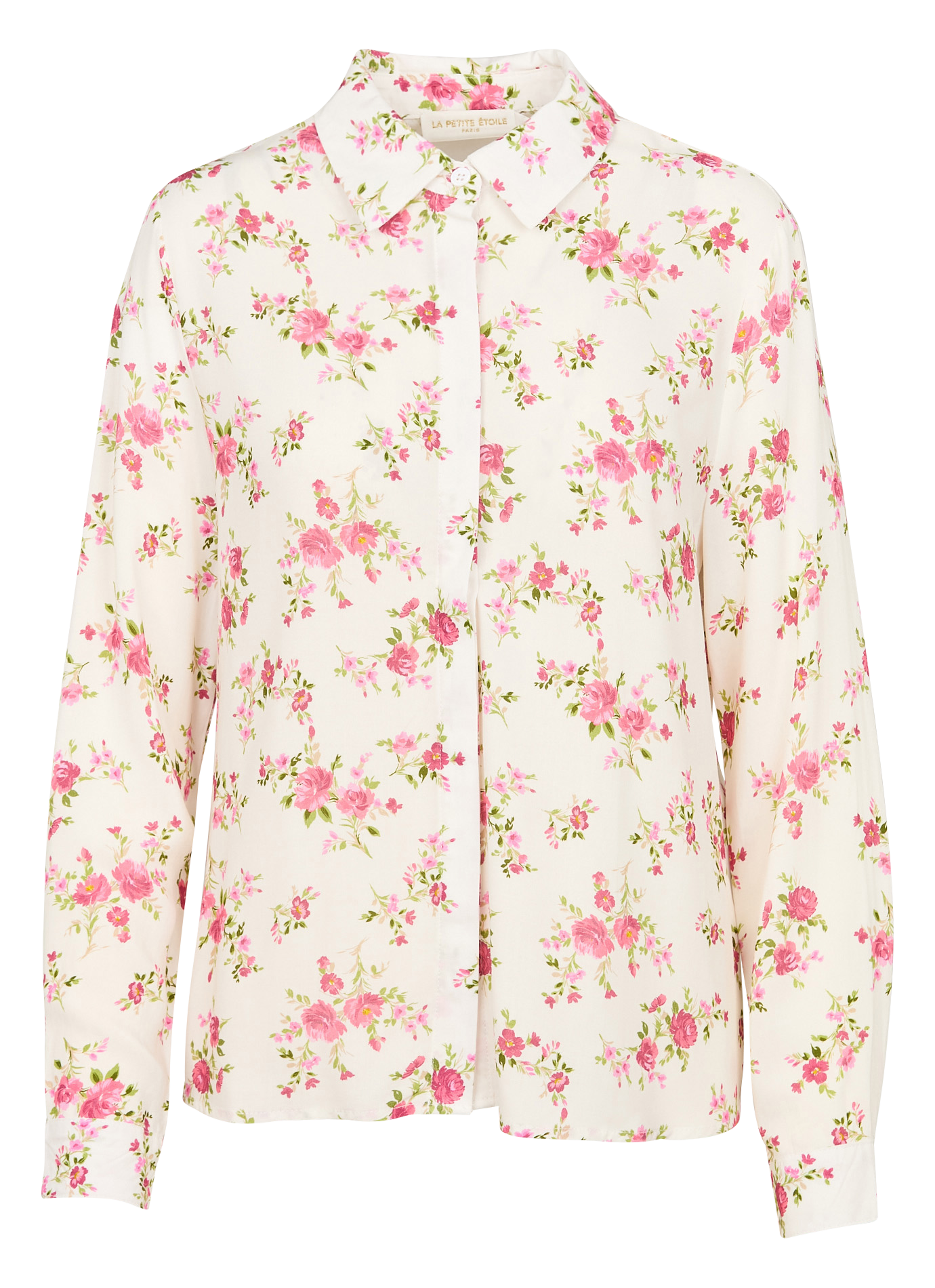 Chemise droite à col classique LA PETITE ETOILE Blanc