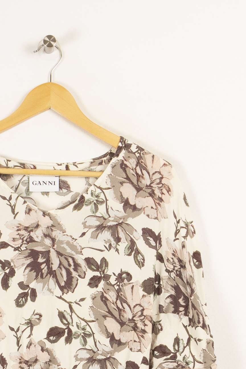 Multicolored dress GANNI - Seconde Main Multicolored