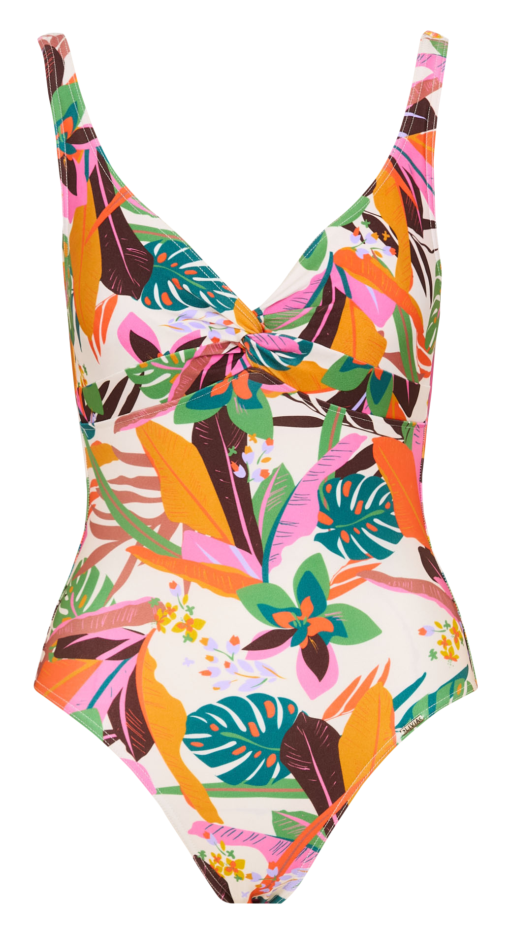 Maillot de bain 1 pièce imprimé LIVIA Beige