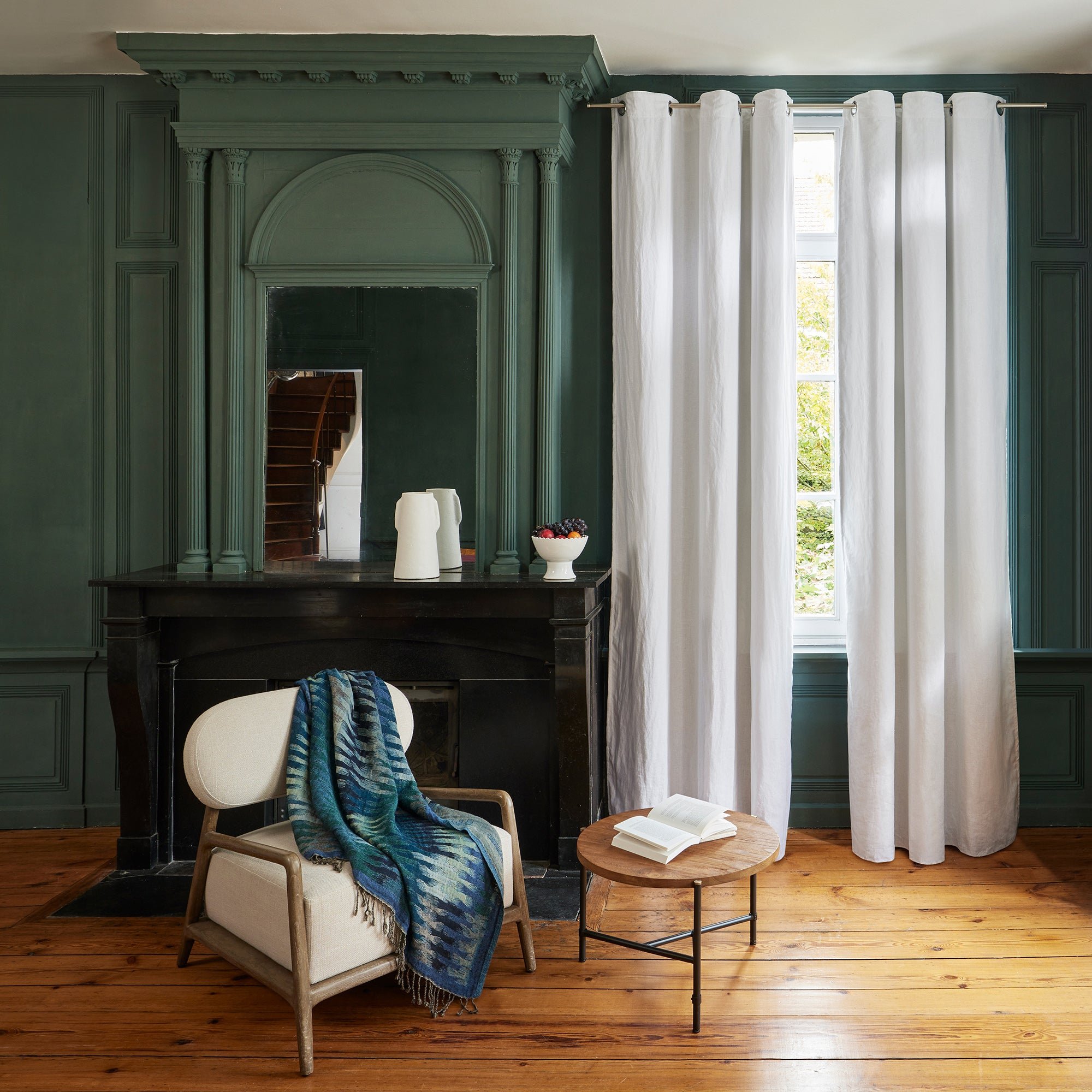 Lined black-out curtain with eyelets MADURA