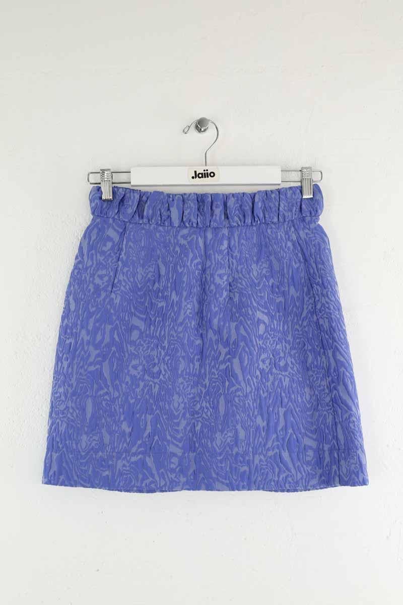 Blue mini skirt GANNI - Seconde Main Blue
