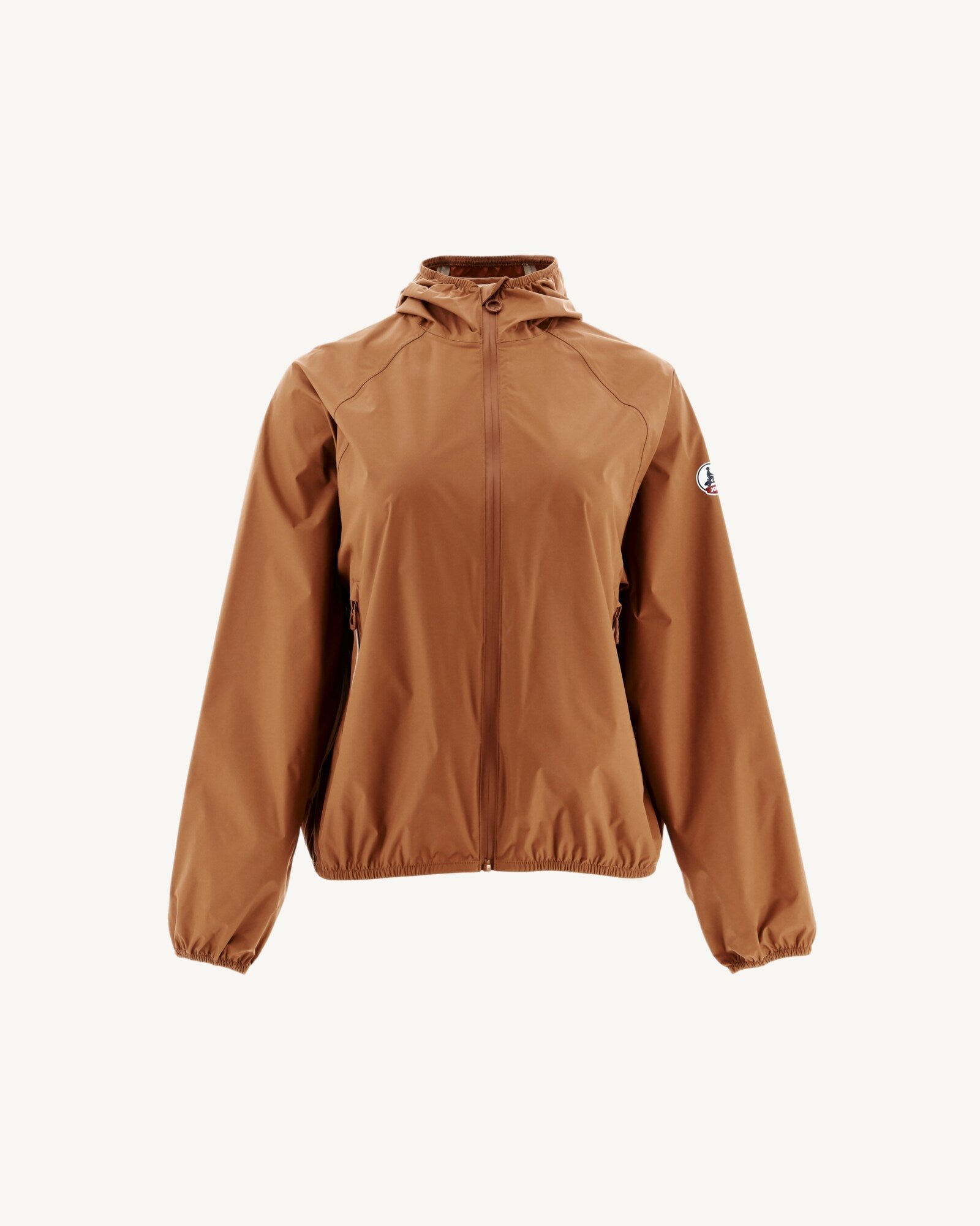 Foldable waterproof jacket Singapore JOTT Brown