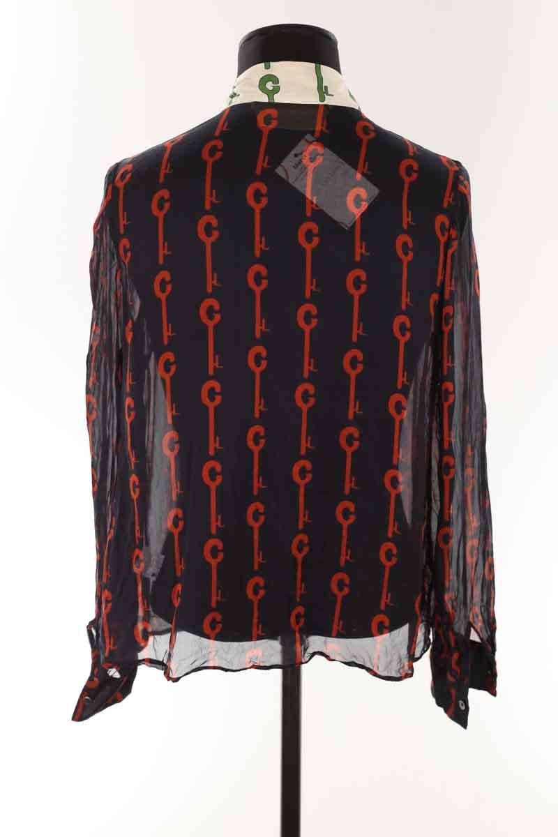 Silk blouse LA PRESTIC OUISTON- Seconde Main Blue