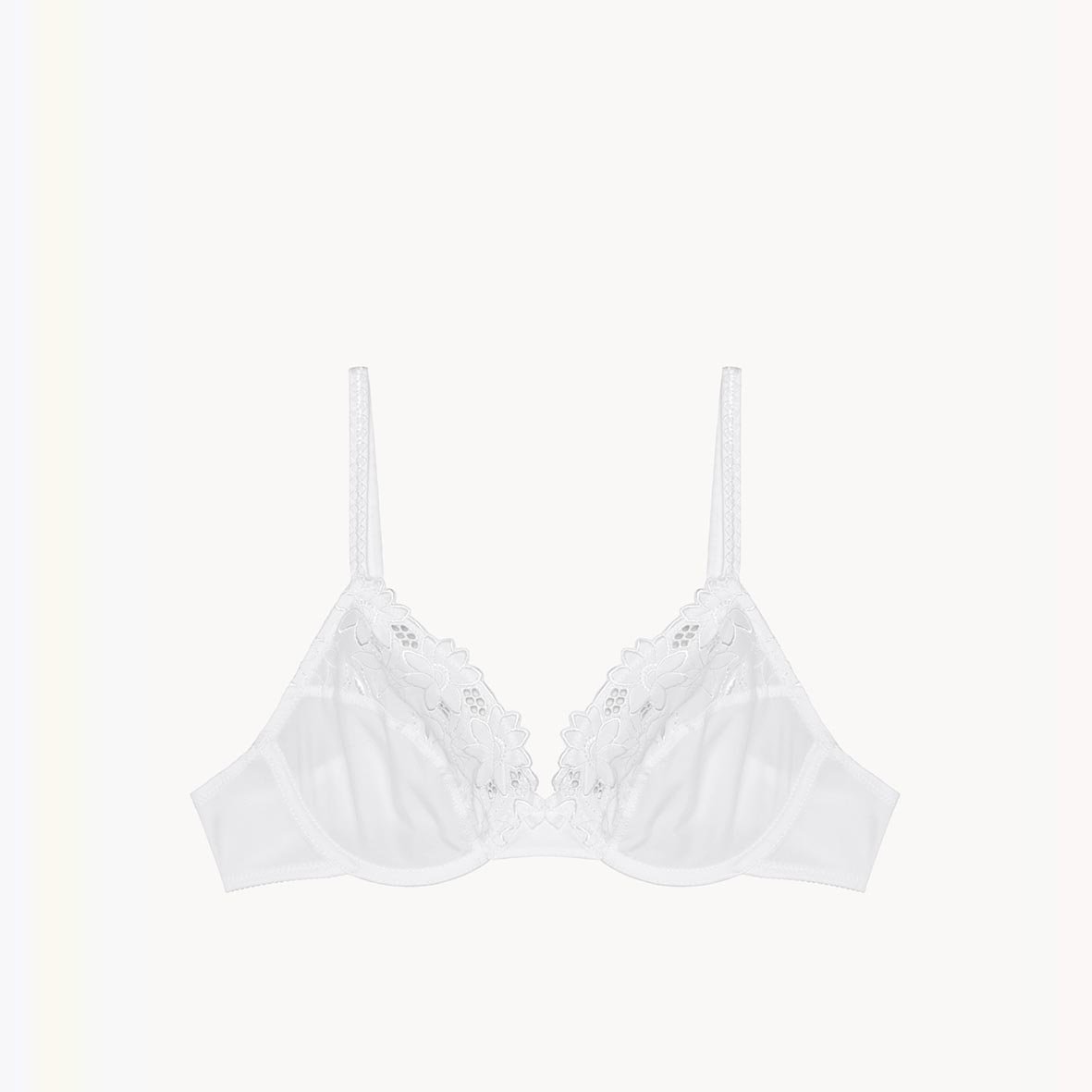A Fleur De Toi demi-cup bra PASSIONATA White