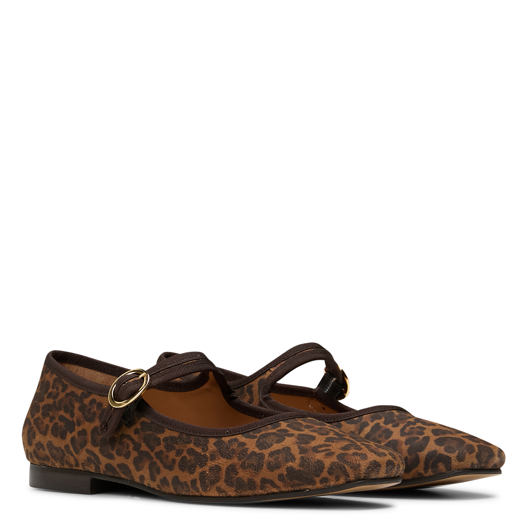 Leren luipaardprint ballerina's MAISON TOUFET Veelkleurig