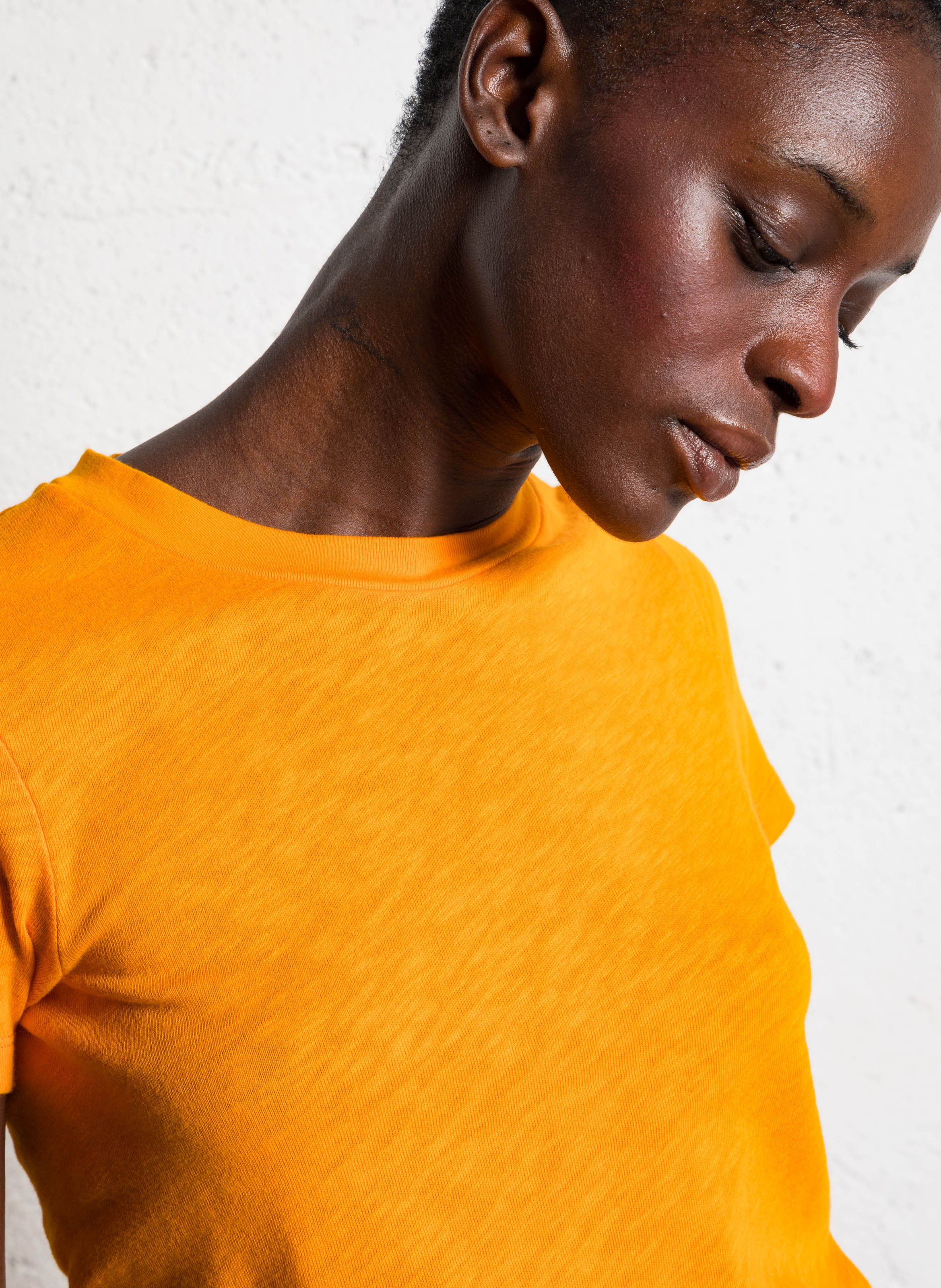 Tee-shirt col rond en coton AMERICAN VINTAGE