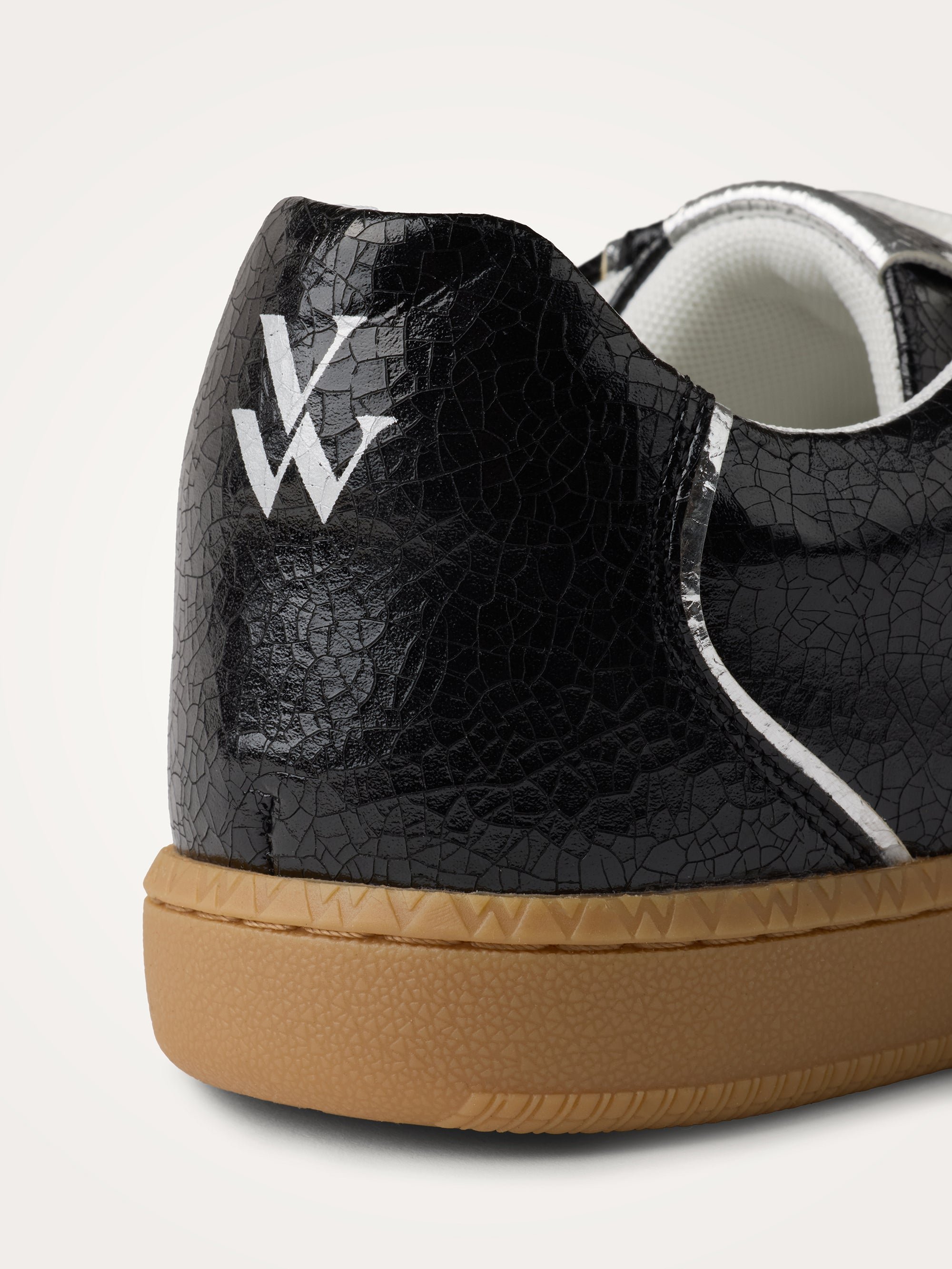 Sneakers with monogram on retro sole VANESSA WU Black