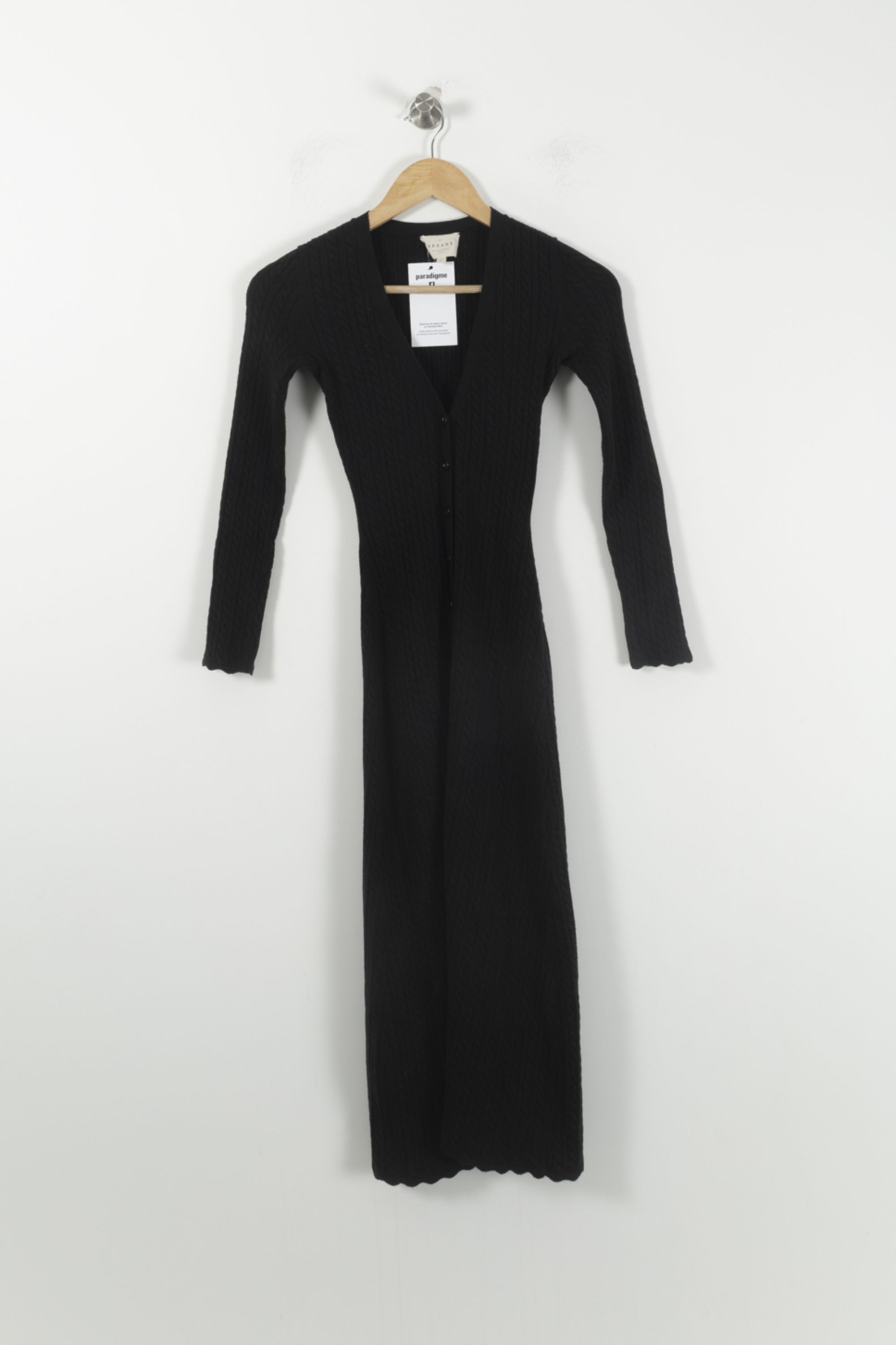 Long dress SEZANE - Seconde main Black