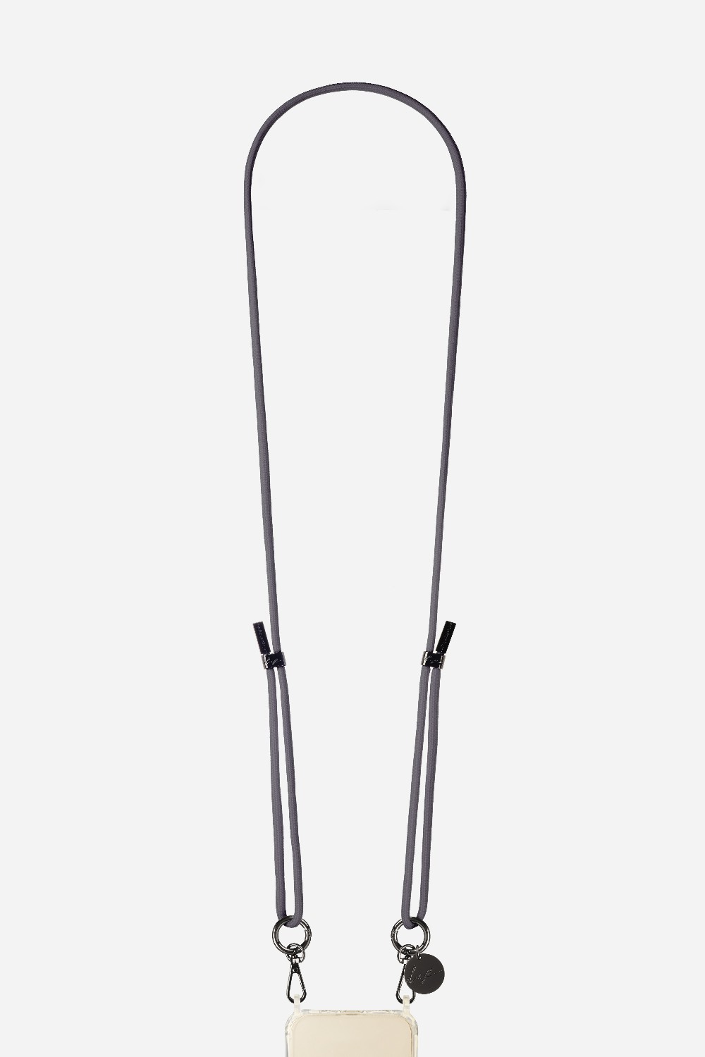 Cotton phone cord LA COQUE FRANCAISE Silver