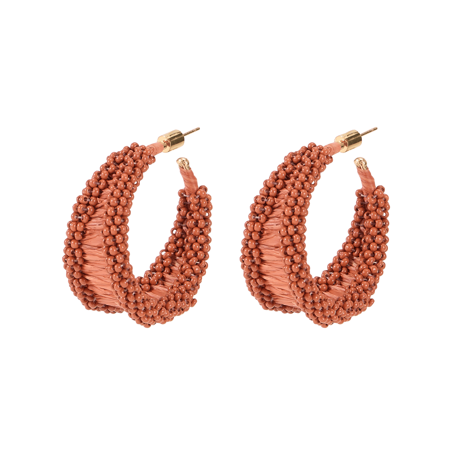 Offen gearbeitete Creolen FEEKA Orange