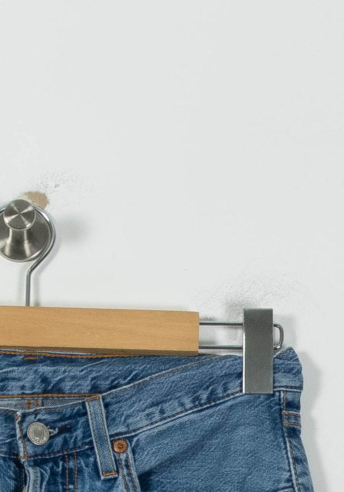 Cropped slim jeans with studs LEVI'S - Seconde main Blue