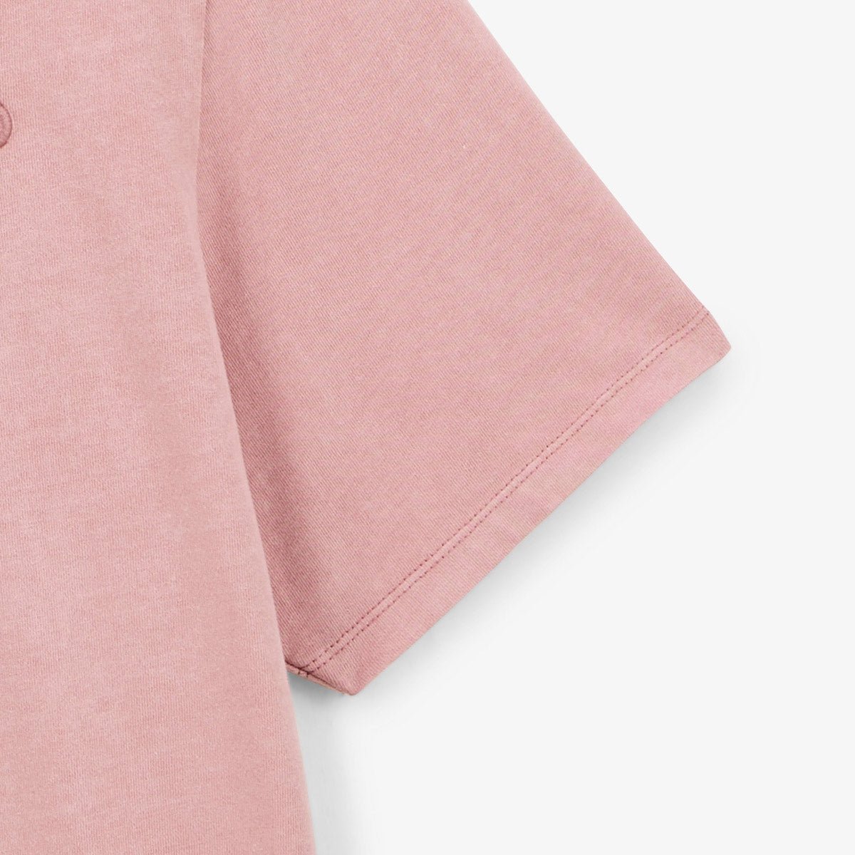 Short-sleeved polo shirt with tone-on-tone embroidery in cotton SERGE BLANCO Pink